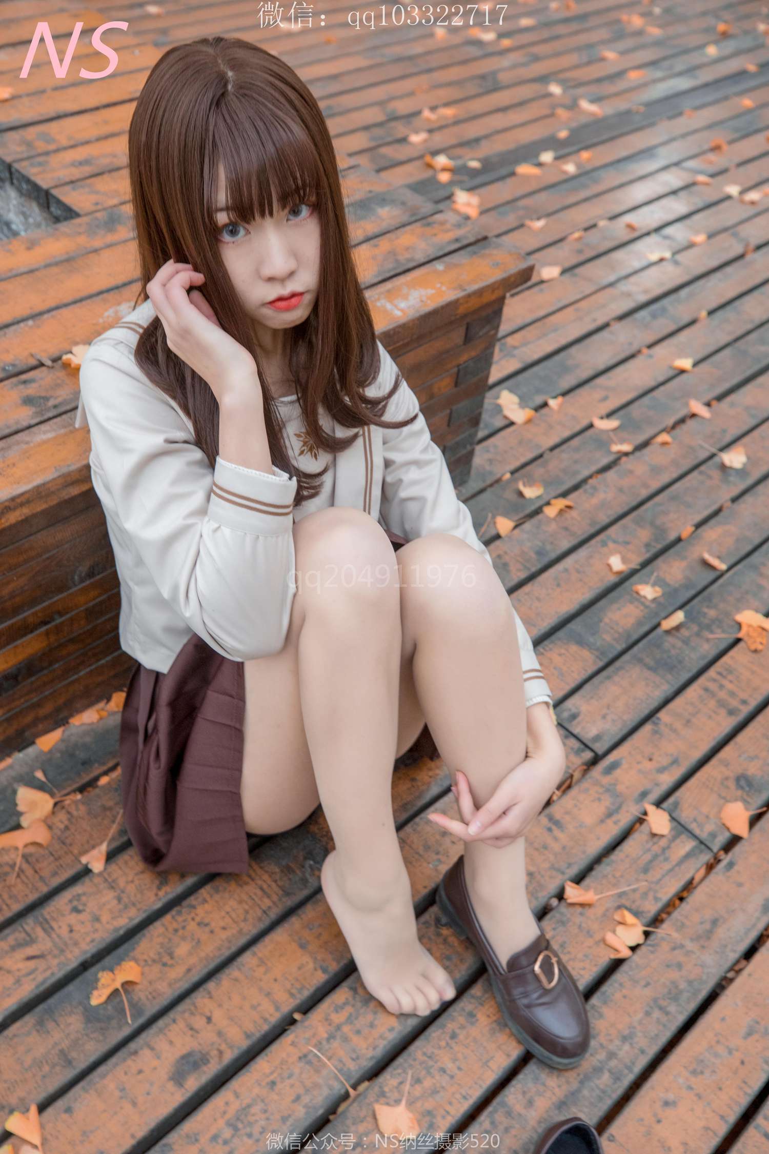 图片[24]-纳丝摄影 NO169 枫的花季丝袜 – 速更版-美库