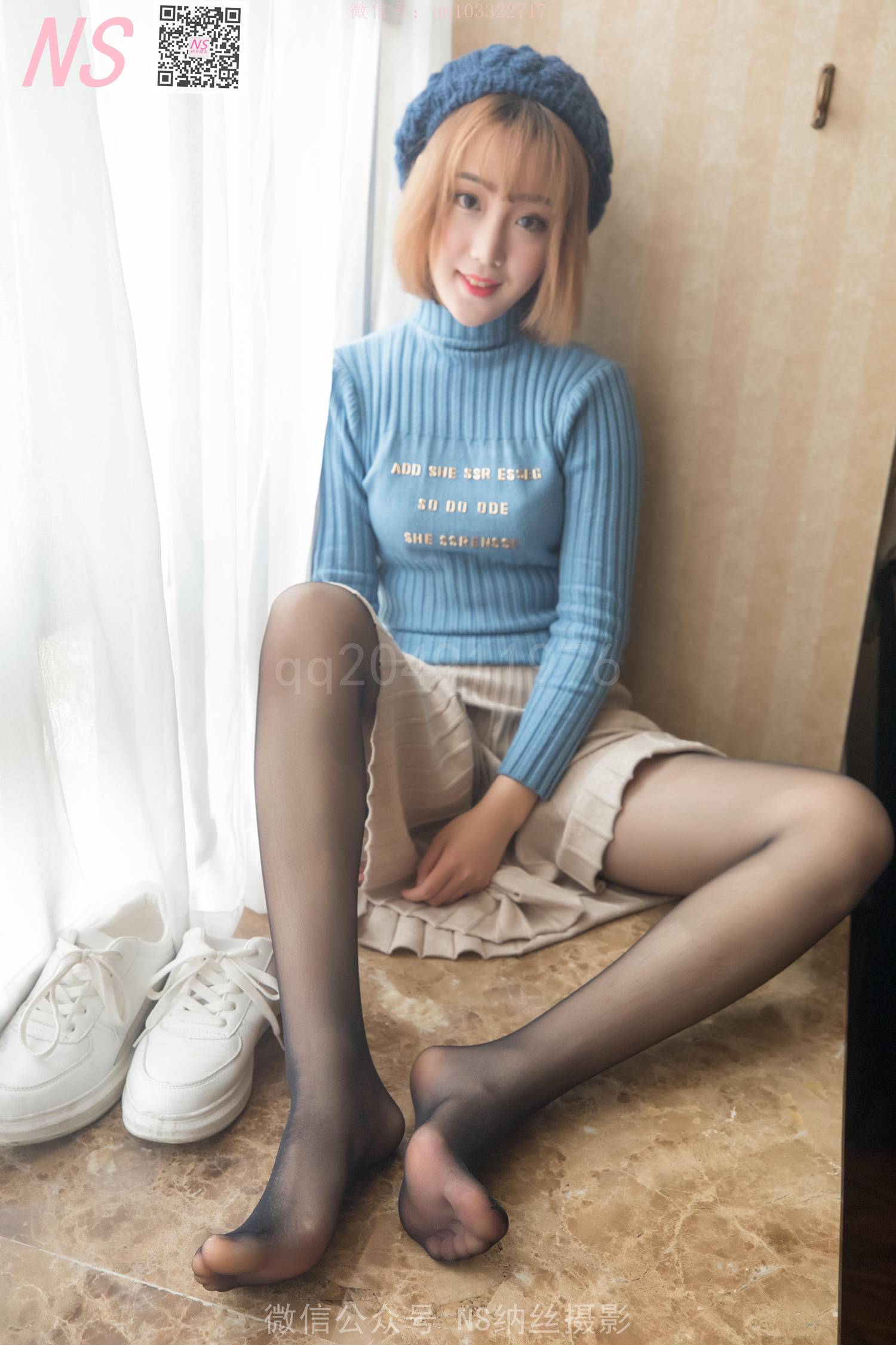 图片[56]-纳丝摄影 NO165 琴子 逆光短袜和黑色丝袜 – 速更版-美库