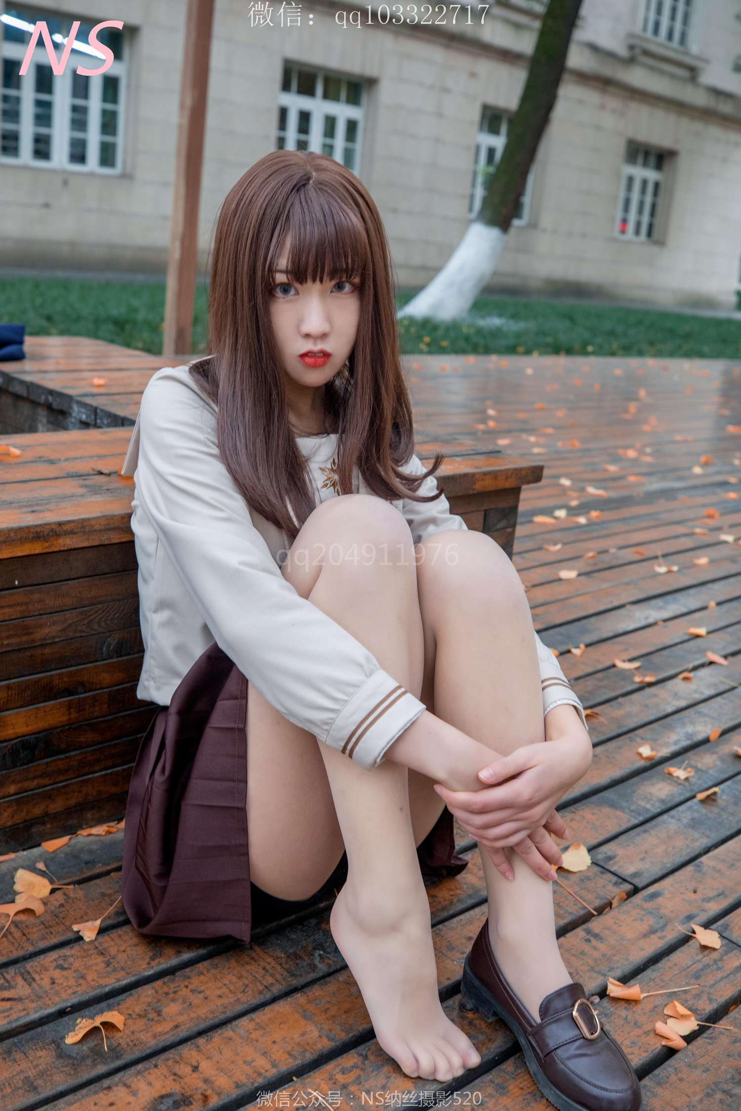 图片[25]-纳丝摄影 NO169 枫的花季丝袜 – 速更版-美库