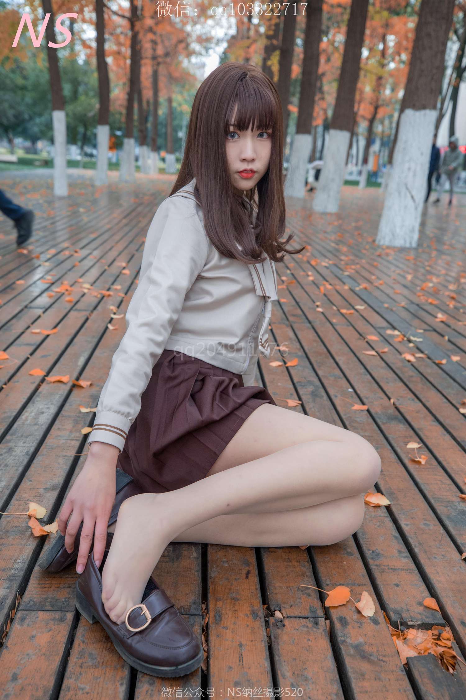 图片[34]-纳丝摄影 NO169 枫的花季丝袜 – 速更版-美库