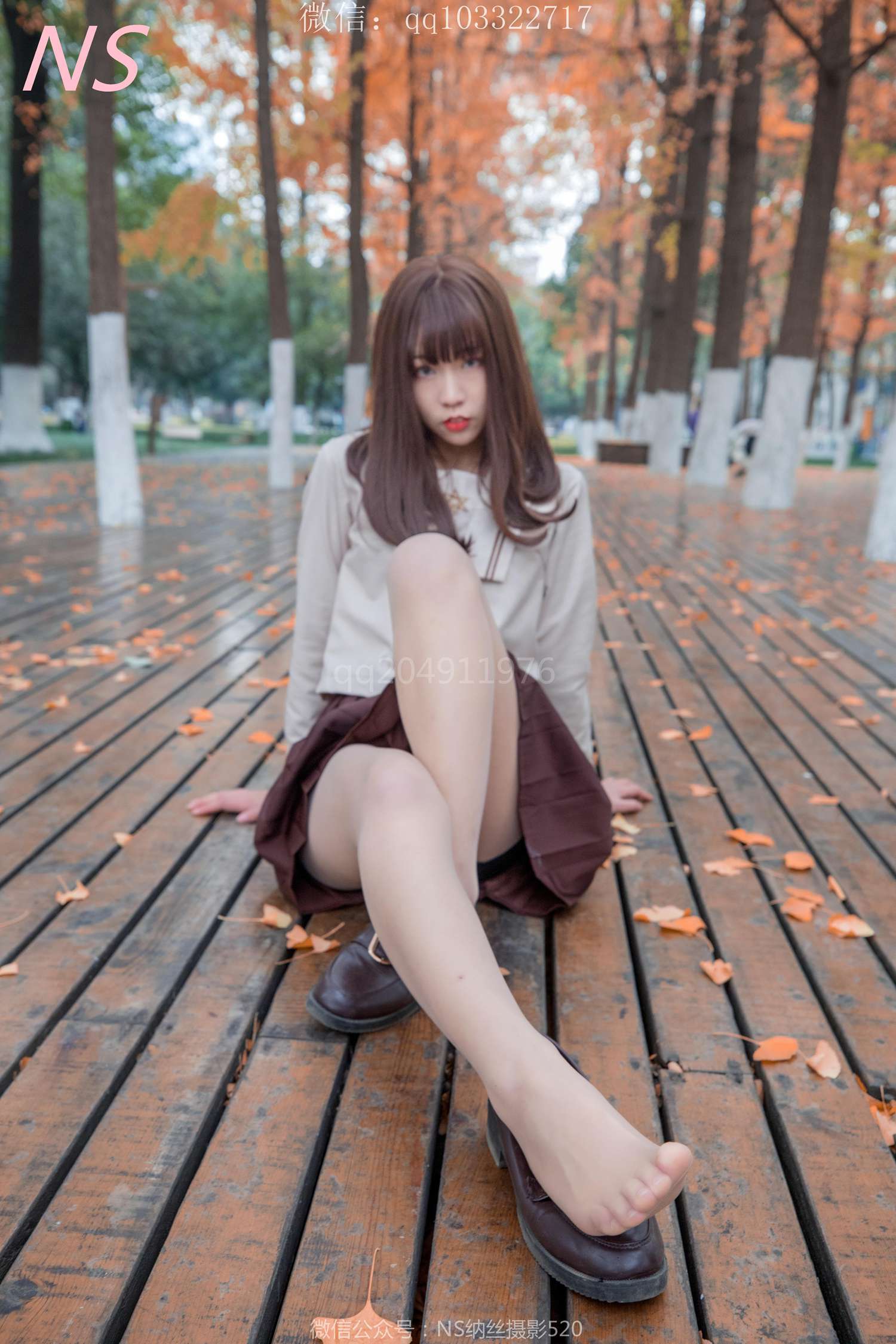 图片[37]-纳丝摄影 NO169 枫的花季丝袜 – 速更版-美库