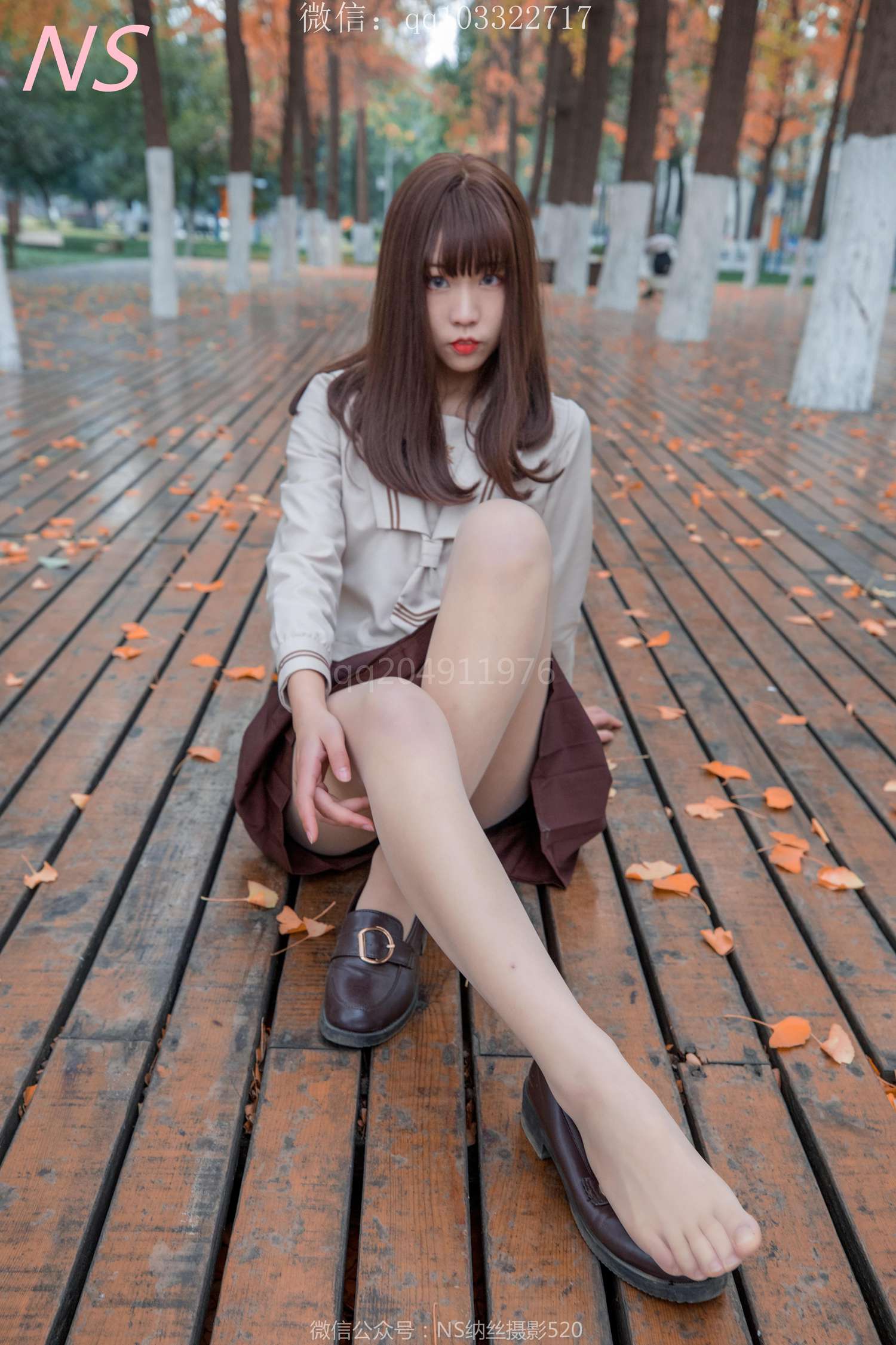 图片[39]-纳丝摄影 NO169 枫的花季丝袜 – 速更版-美库