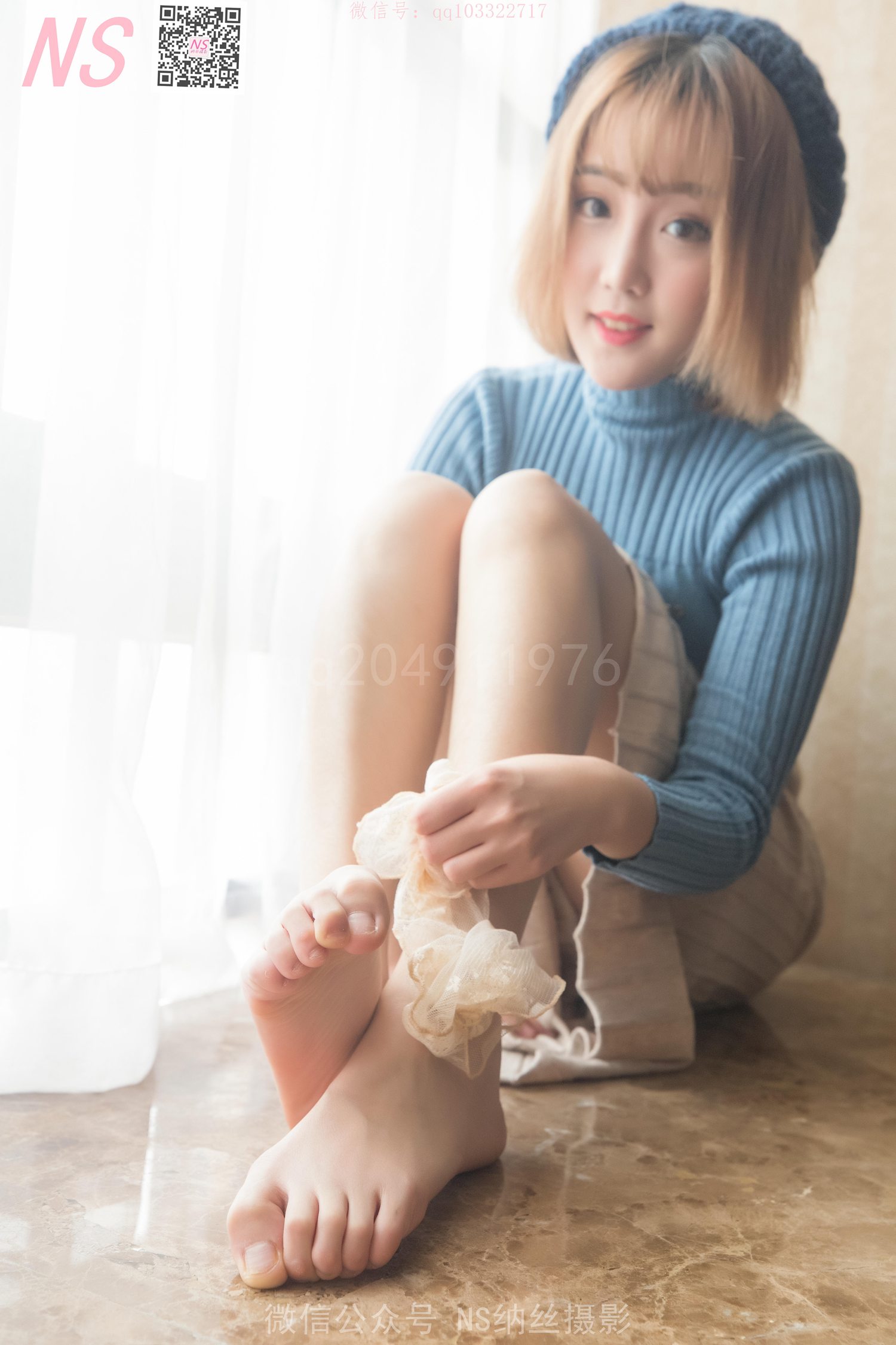 图片[78]-纳丝摄影 NO165 琴子 逆光短袜和黑色丝袜 – 速更版-美库