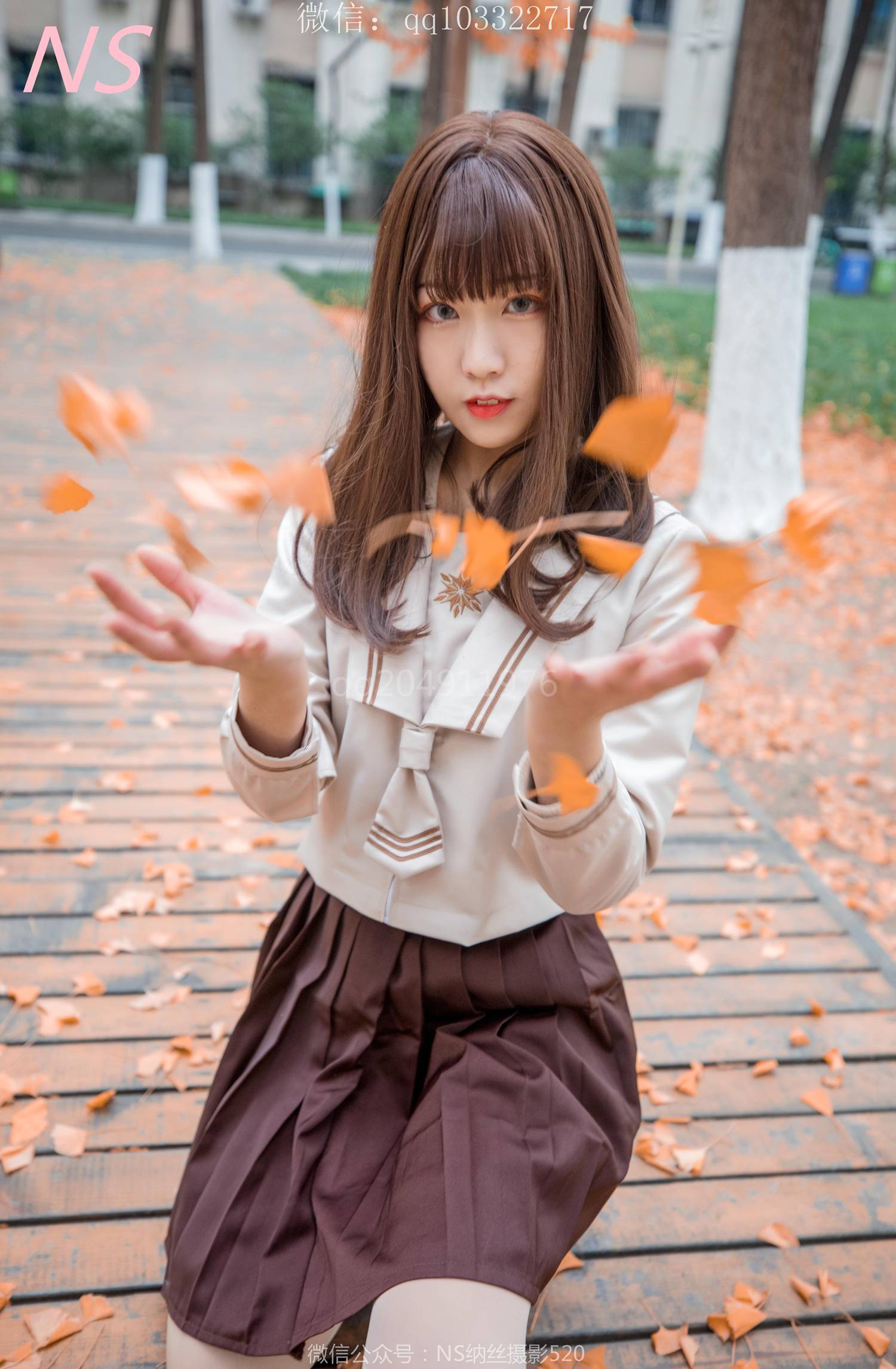 图片[59]-纳丝摄影 NO169 枫的花季丝袜 – 速更版-美库