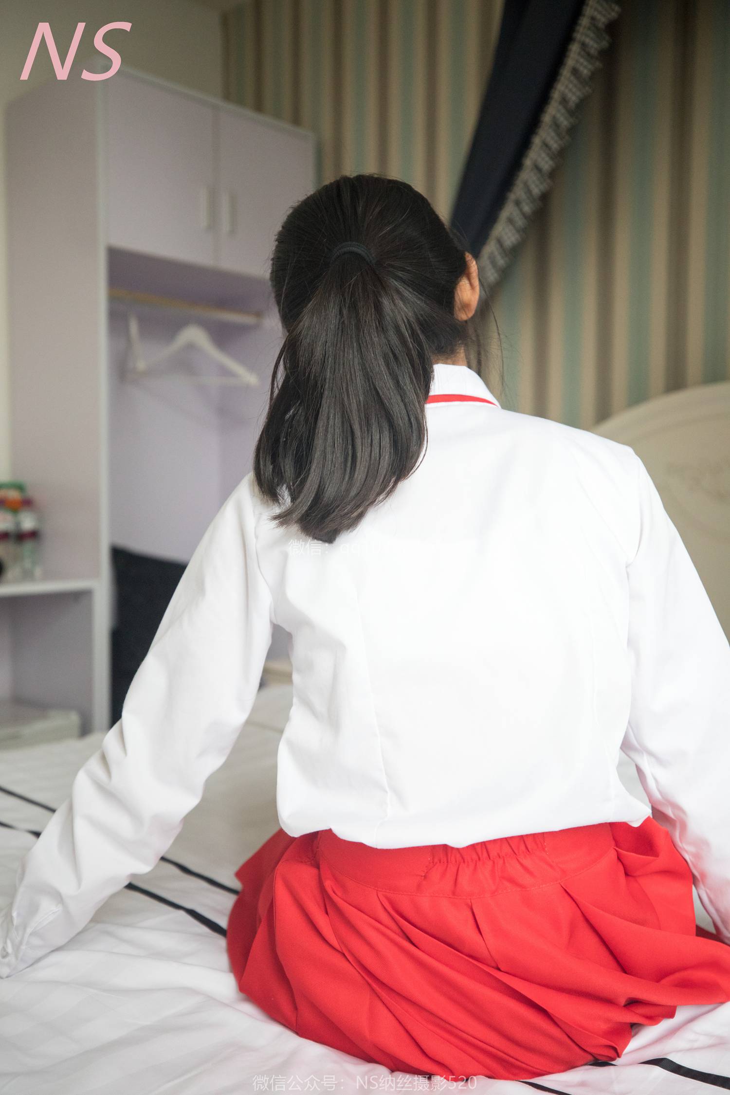 图片[32]-纳丝摄影 NO173 小莉 红色超短裙肉丝诱惑 – 速更版-美库