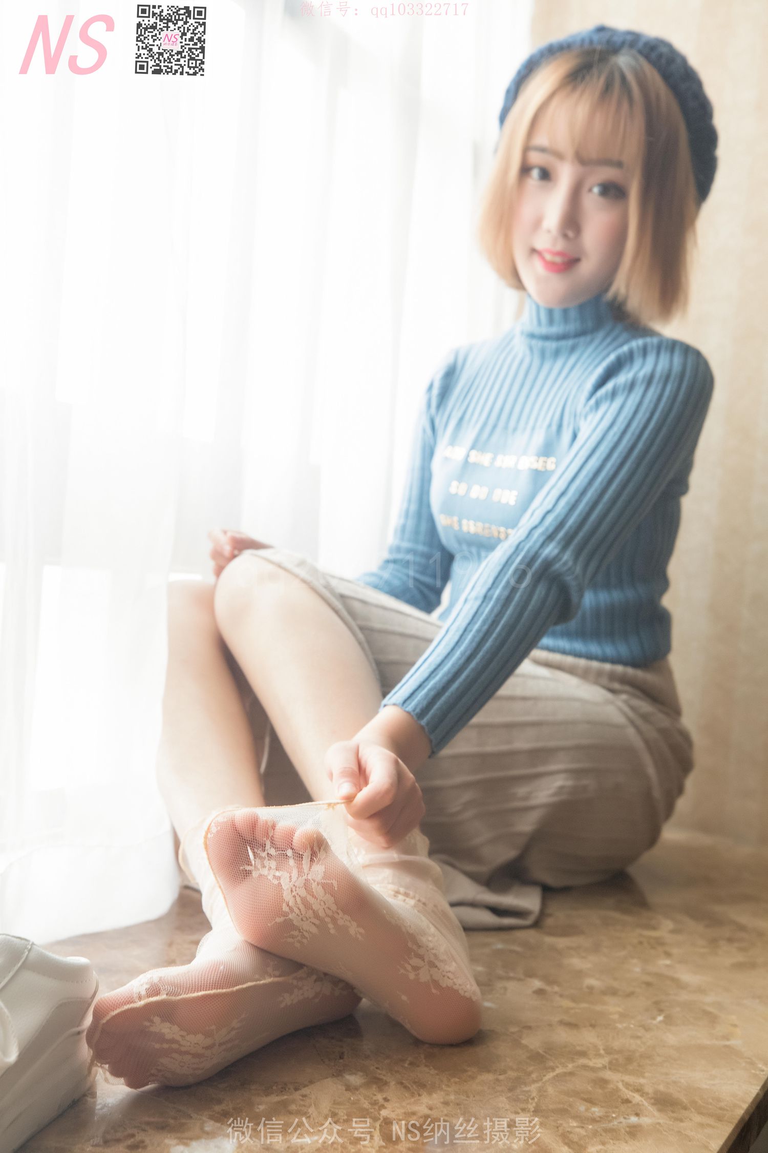 图片[94]-纳丝摄影 NO165 琴子 逆光短袜和黑色丝袜 – 速更版-美库