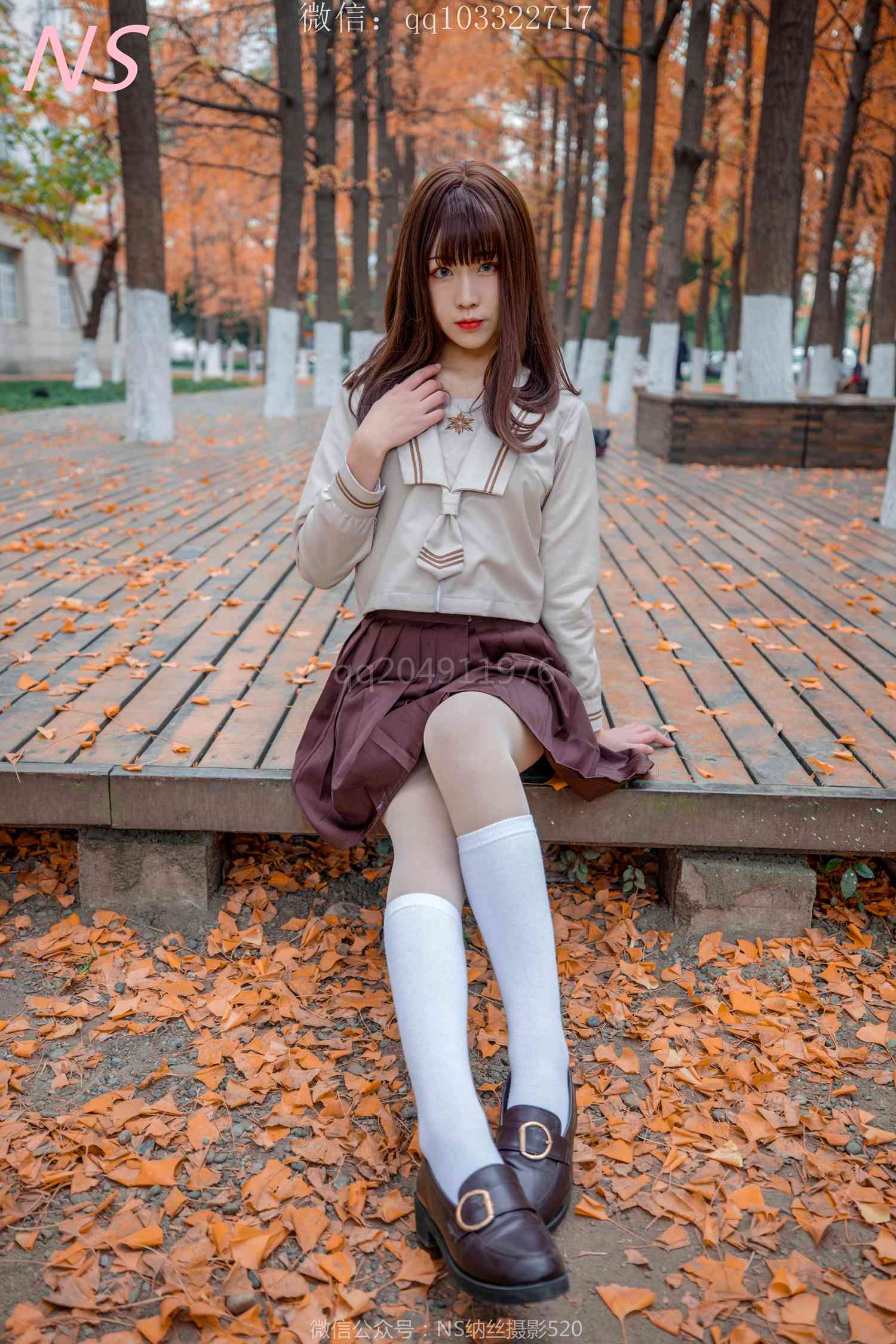 图片[64]-纳丝摄影 NO169 枫的花季丝袜 – 速更版-美库