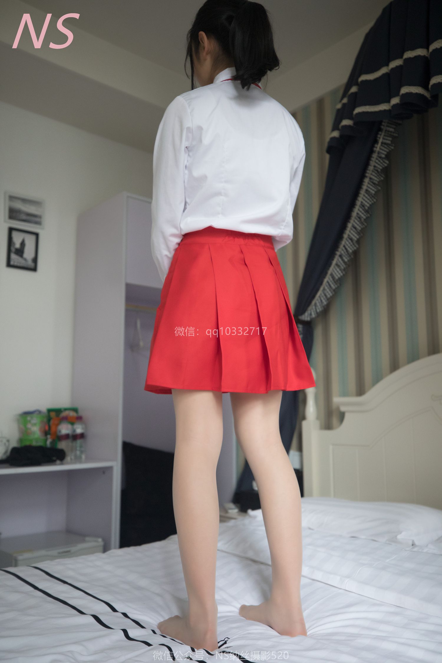 图片[42]-纳丝摄影 NO173 小莉 红色超短裙肉丝诱惑 – 速更版-美库