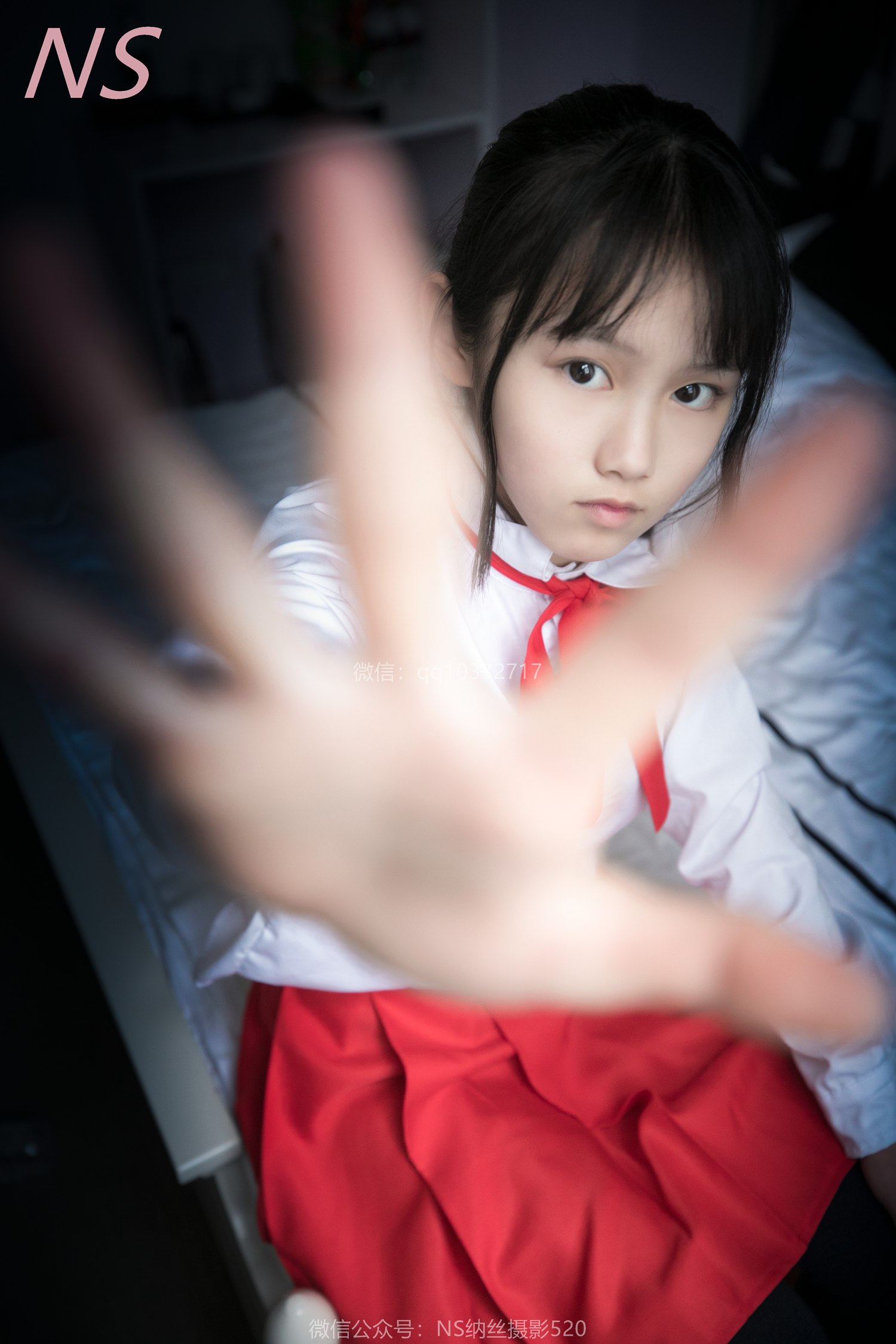 图片[46]-纳丝摄影 NO173 小莉 红色超短裙肉丝诱惑 – 速更版-美库