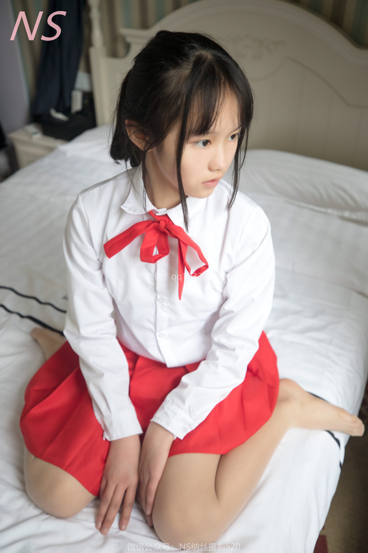 图片[50]-纳丝摄影 NO173 小莉 红色超短裙肉丝诱惑 – 速更版-美库