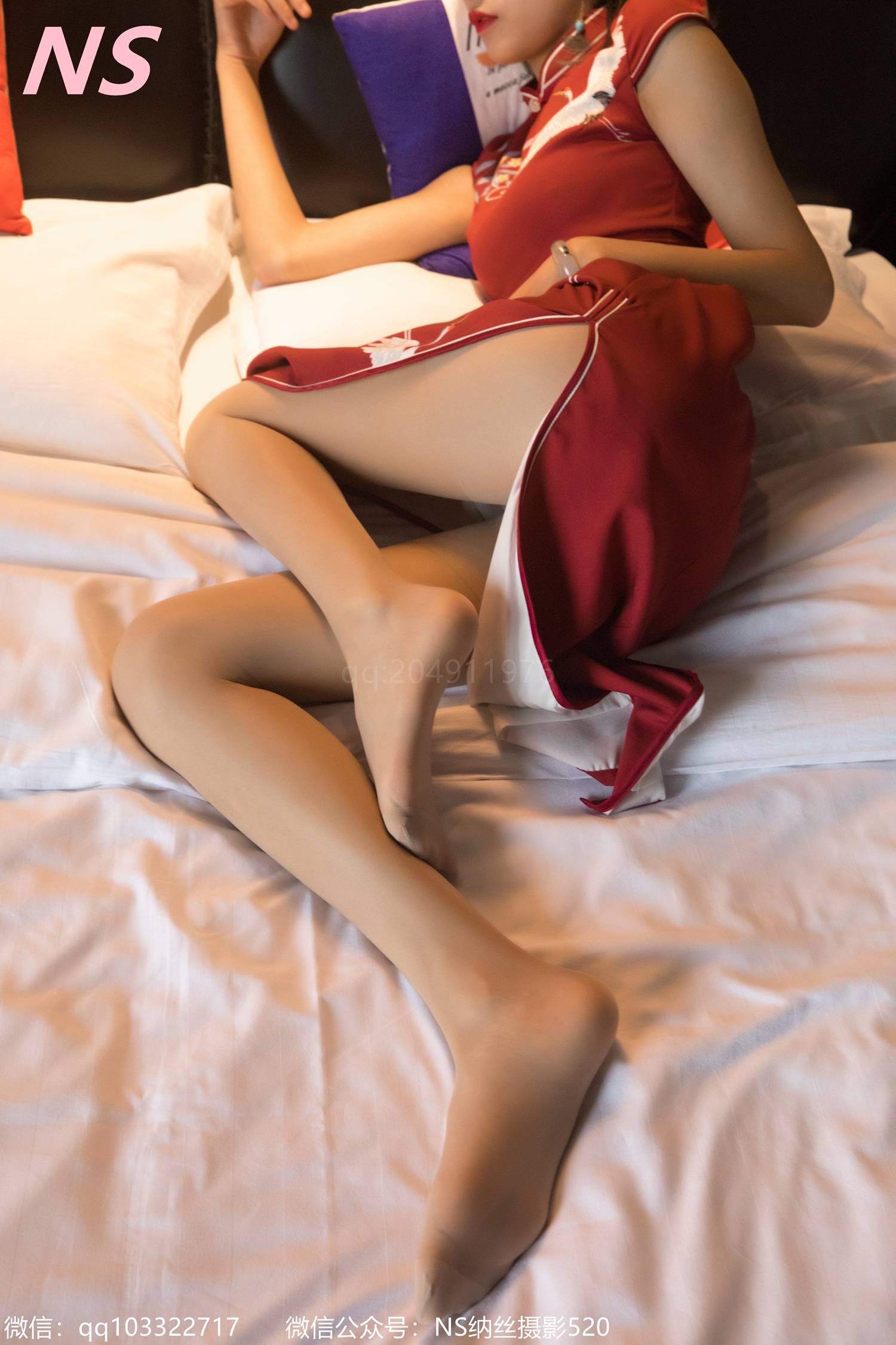 图片[28]-纳丝摄影 NO180 张若若 旗袍丝袜 – 速更版-美库