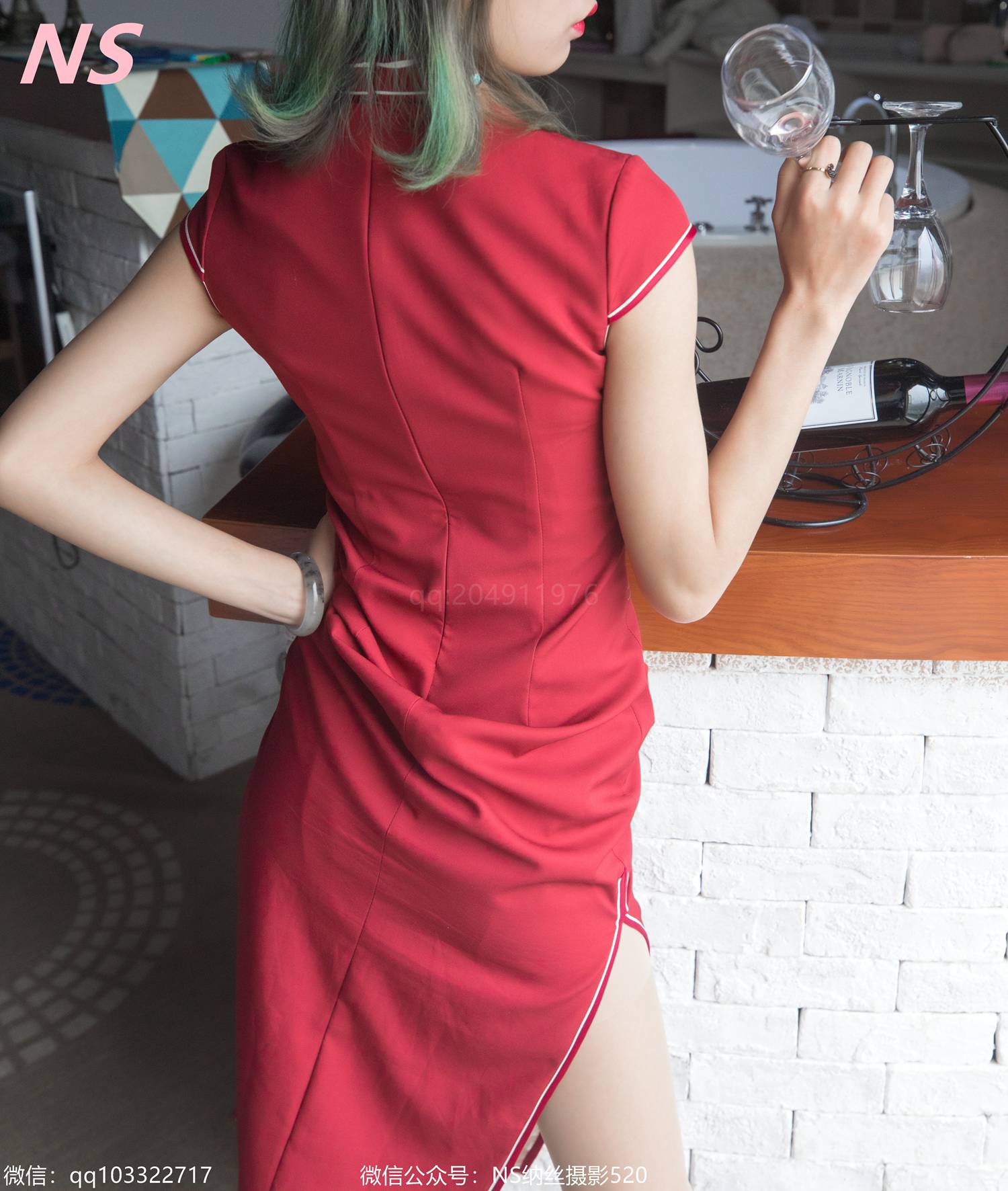 图片[33]-纳丝摄影 NO180 张若若 旗袍丝袜 – 速更版-美库