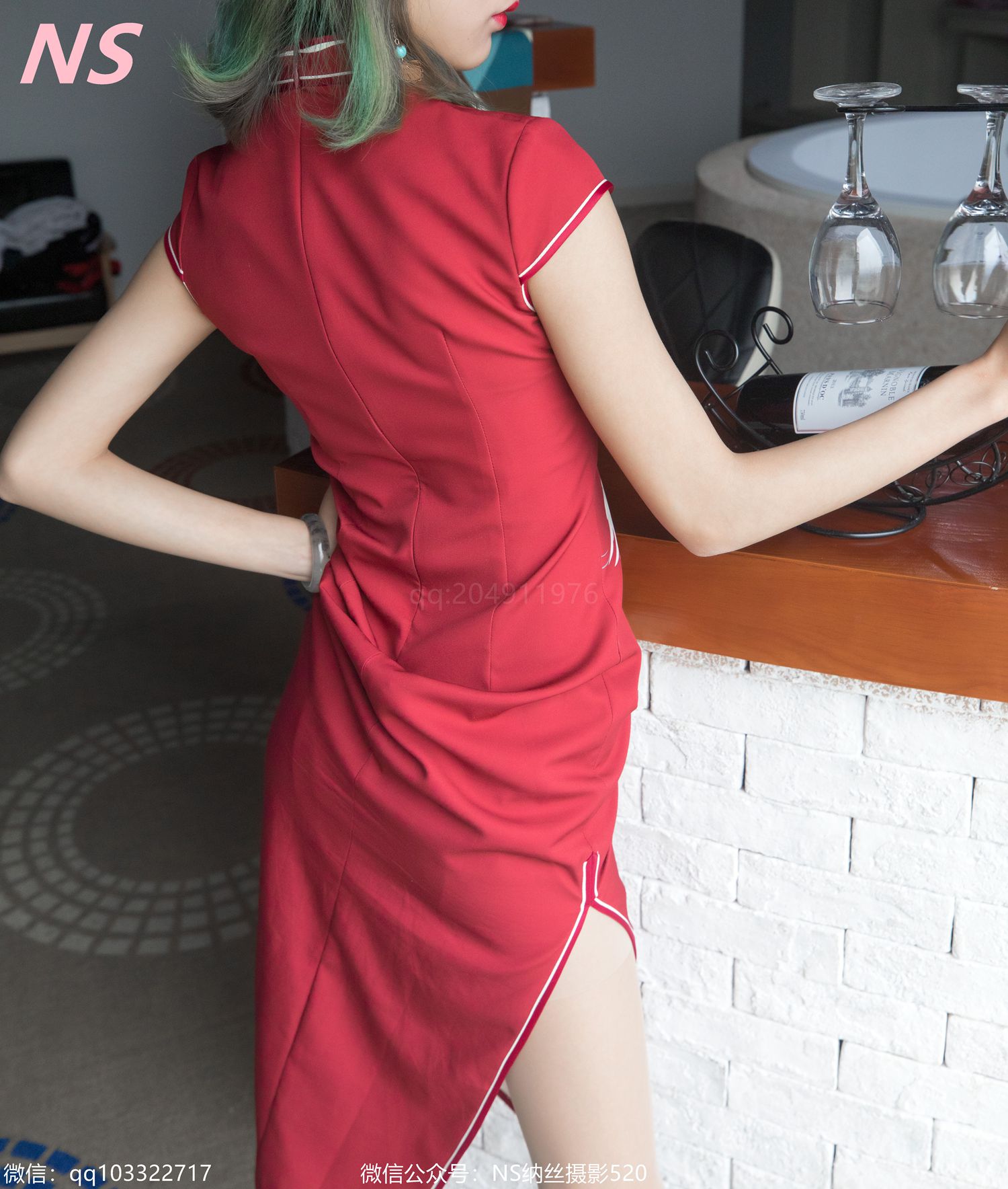 图片[34]-纳丝摄影 NO180 张若若 旗袍丝袜 – 速更版-美库