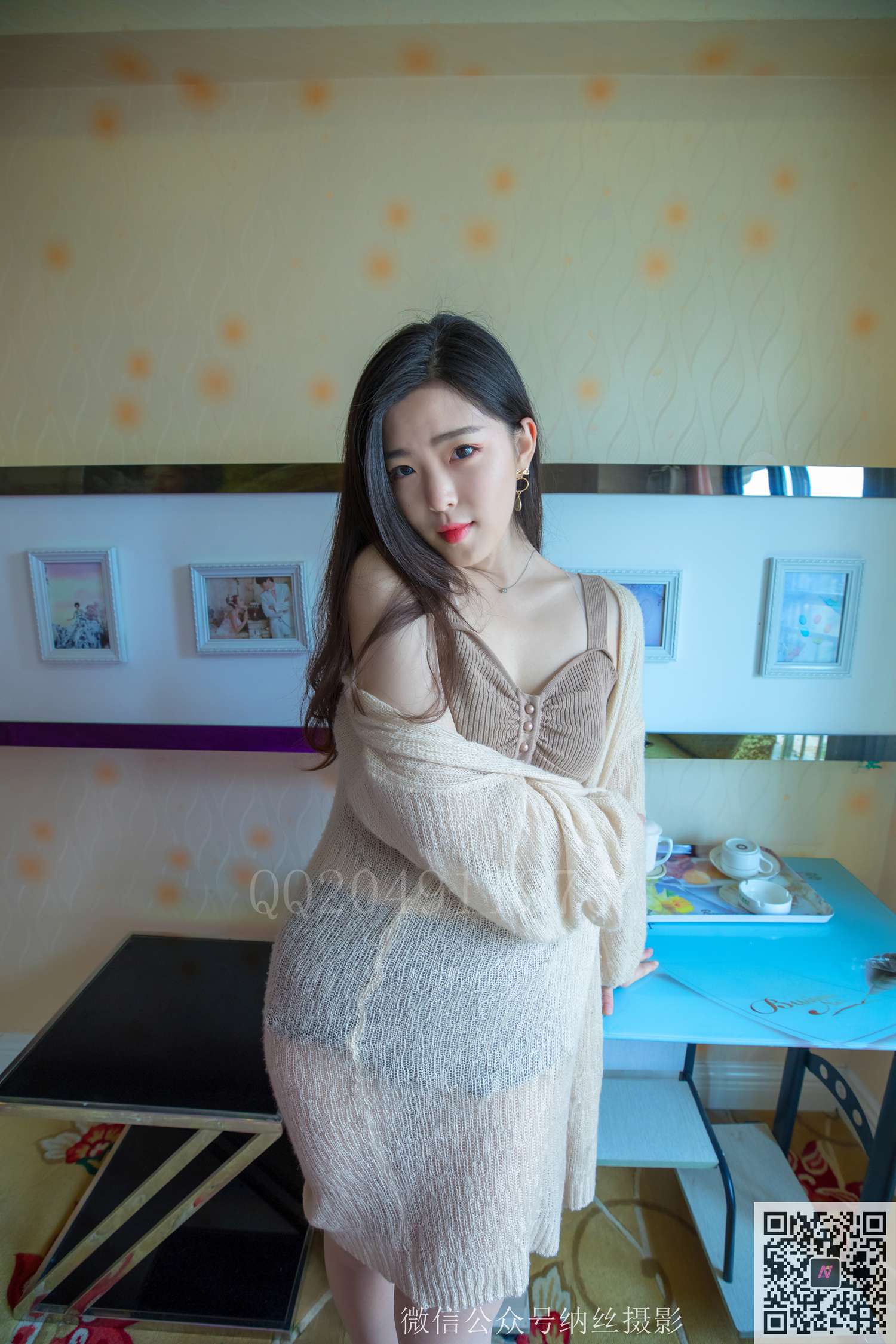 图片[39]-纳丝摄影 NO182 帆帆 情趣圆床上的肉丝美腿 – 速更版-美库