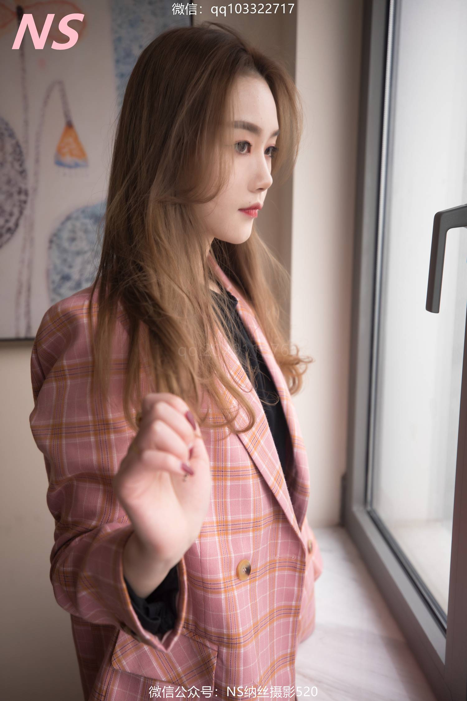 图片[73]-纳丝摄影 NO179 画画 高光丝袜 – 速更版-美库