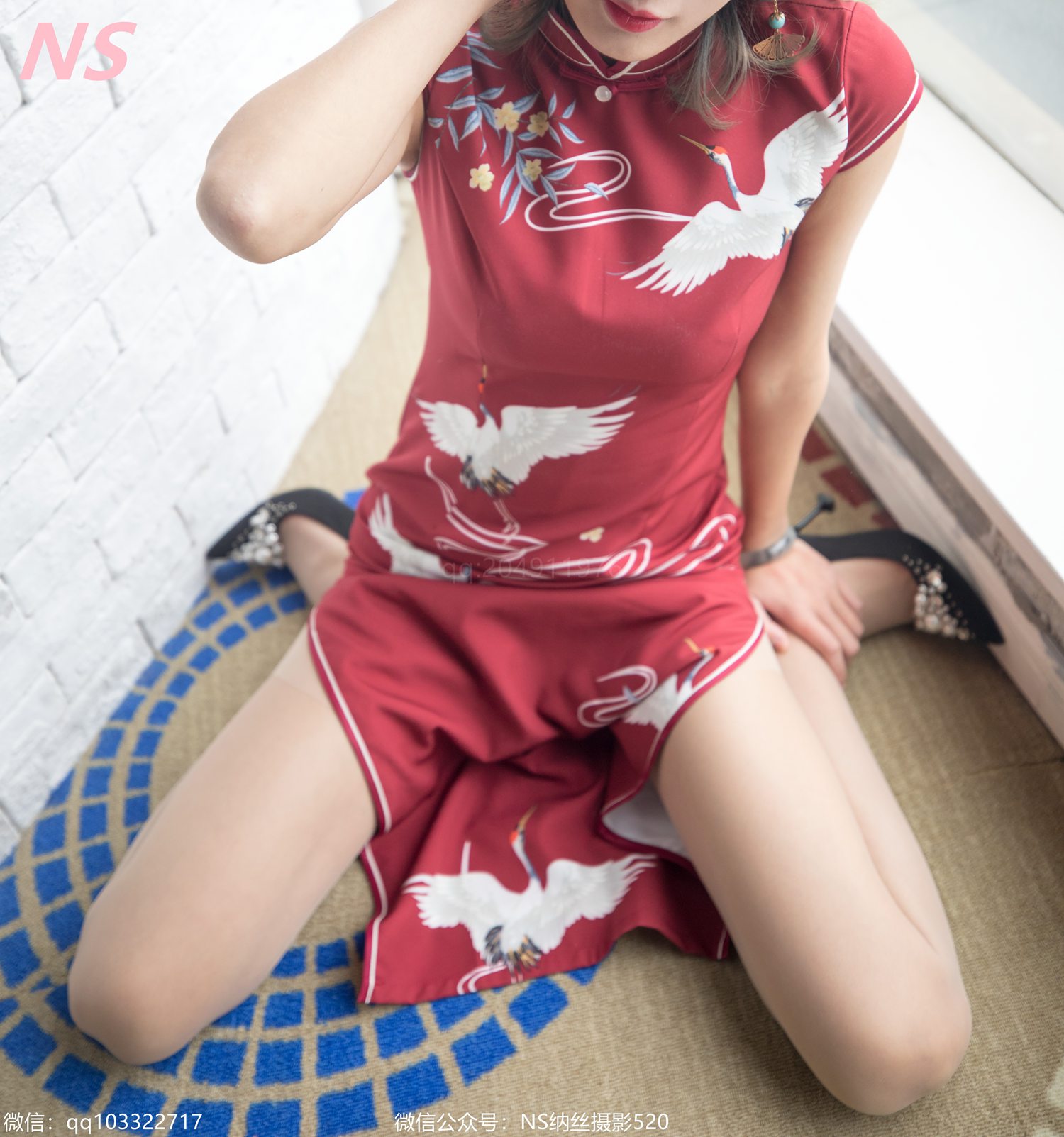 图片[67]-纳丝摄影 NO180 张若若 旗袍丝袜 – 速更版-美库