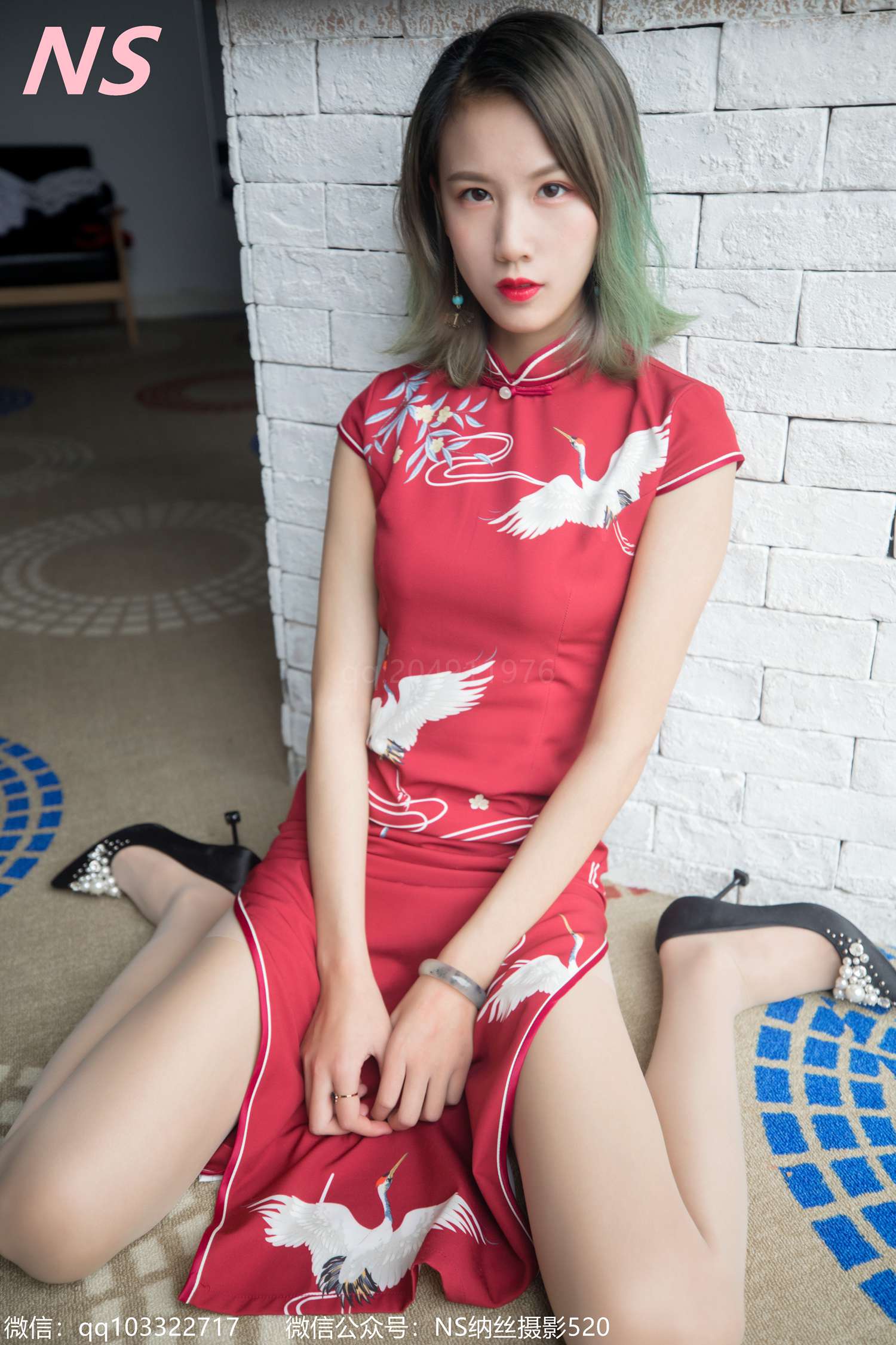 图片[68]-纳丝摄影 NO180 张若若 旗袍丝袜 – 速更版-美库