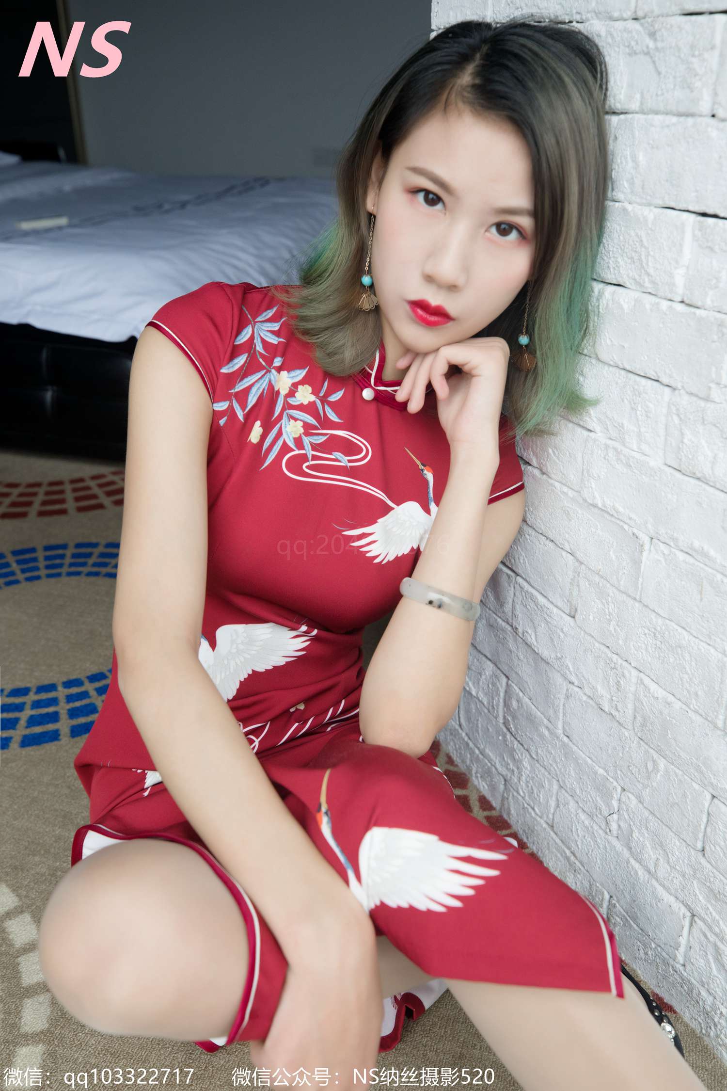 图片[69]-纳丝摄影 NO180 张若若 旗袍丝袜 – 速更版-美库