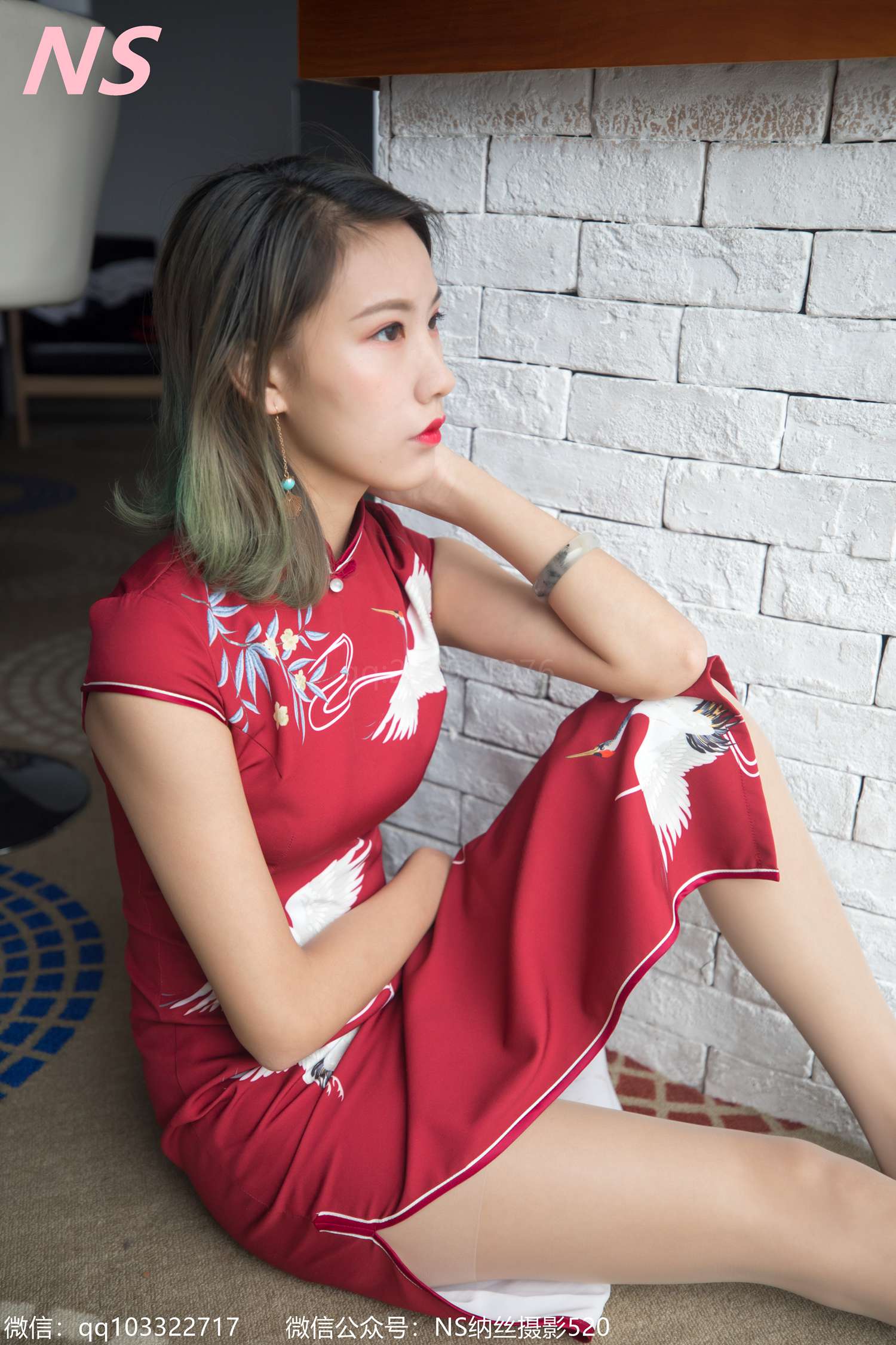 图片[72]-纳丝摄影 NO180 张若若 旗袍丝袜 – 速更版-美库