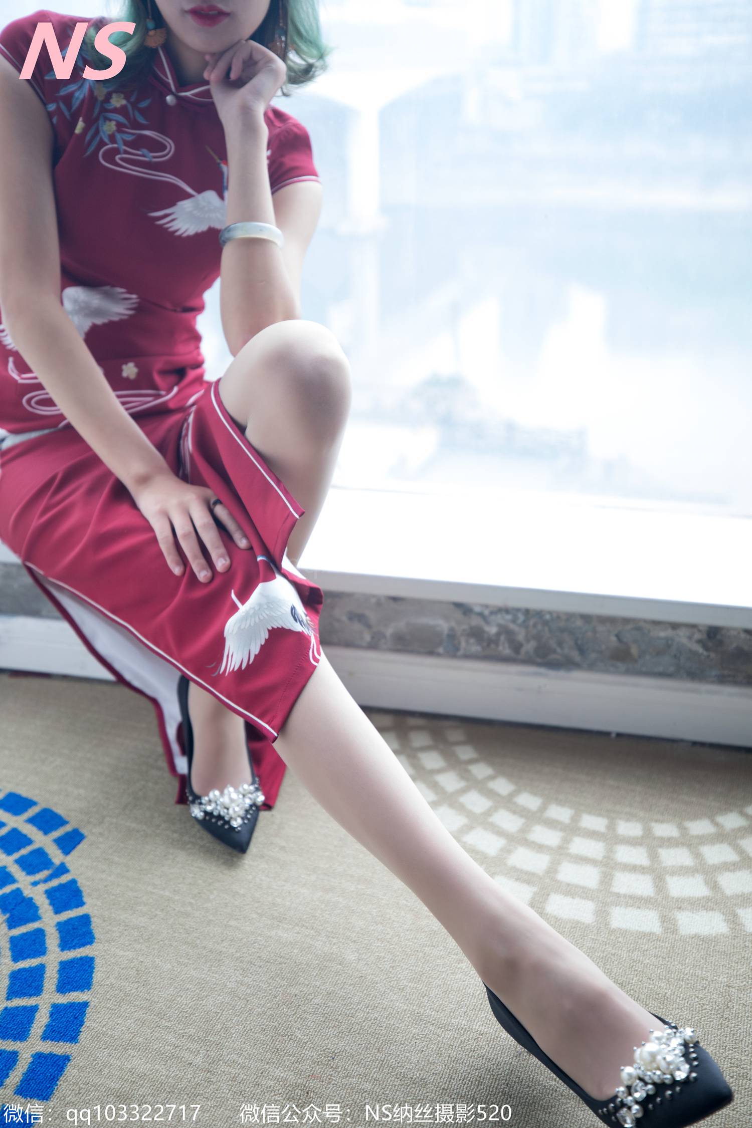 图片[73]-纳丝摄影 NO180 张若若 旗袍丝袜 – 速更版-美库