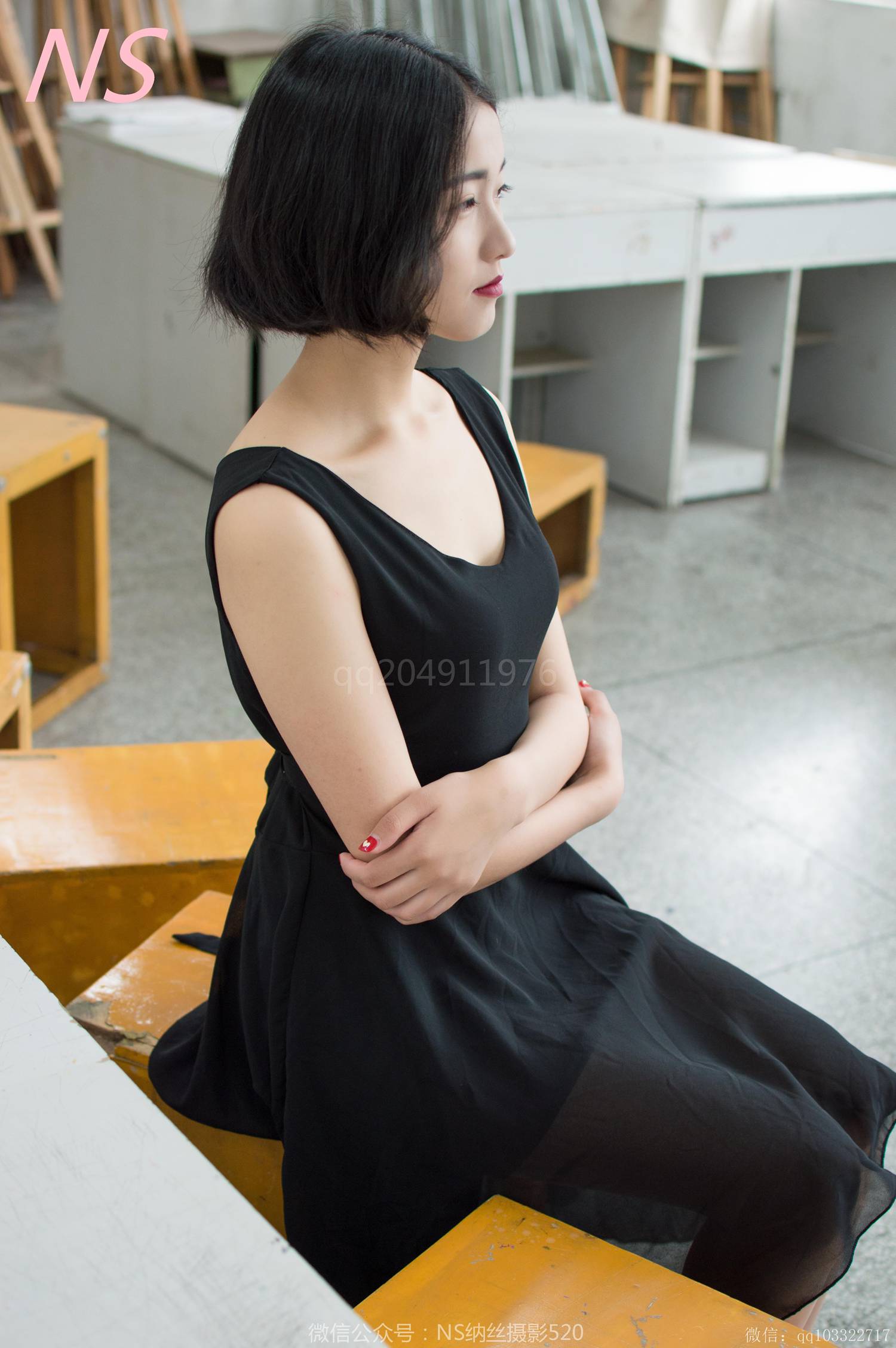 图片[49]-纳丝摄影 NO186 柔惠 画室的丝袜玉足 – 速更版-美库