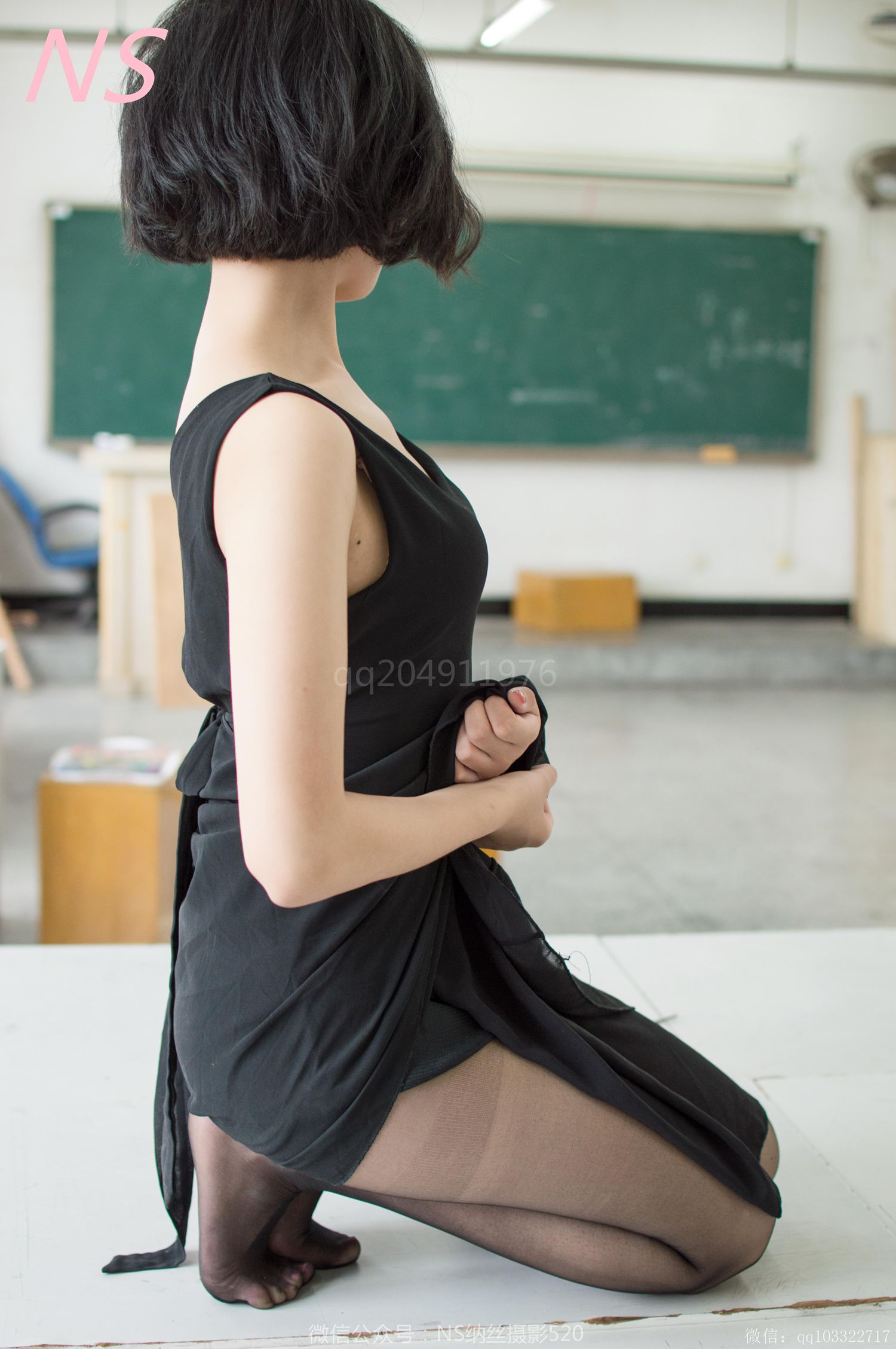 图片[52]-纳丝摄影 NO186 柔惠 画室的丝袜玉足 – 速更版-美库