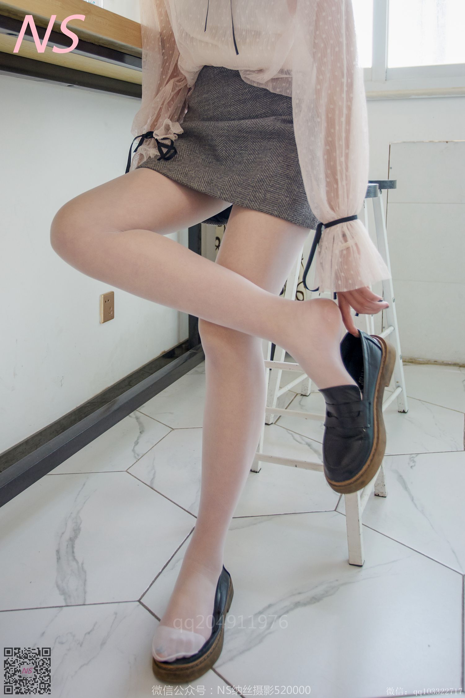 图片[27]-纳丝摄影 NO191 王小瑞 很清新的白色丝袜呀 – 速更版-美库