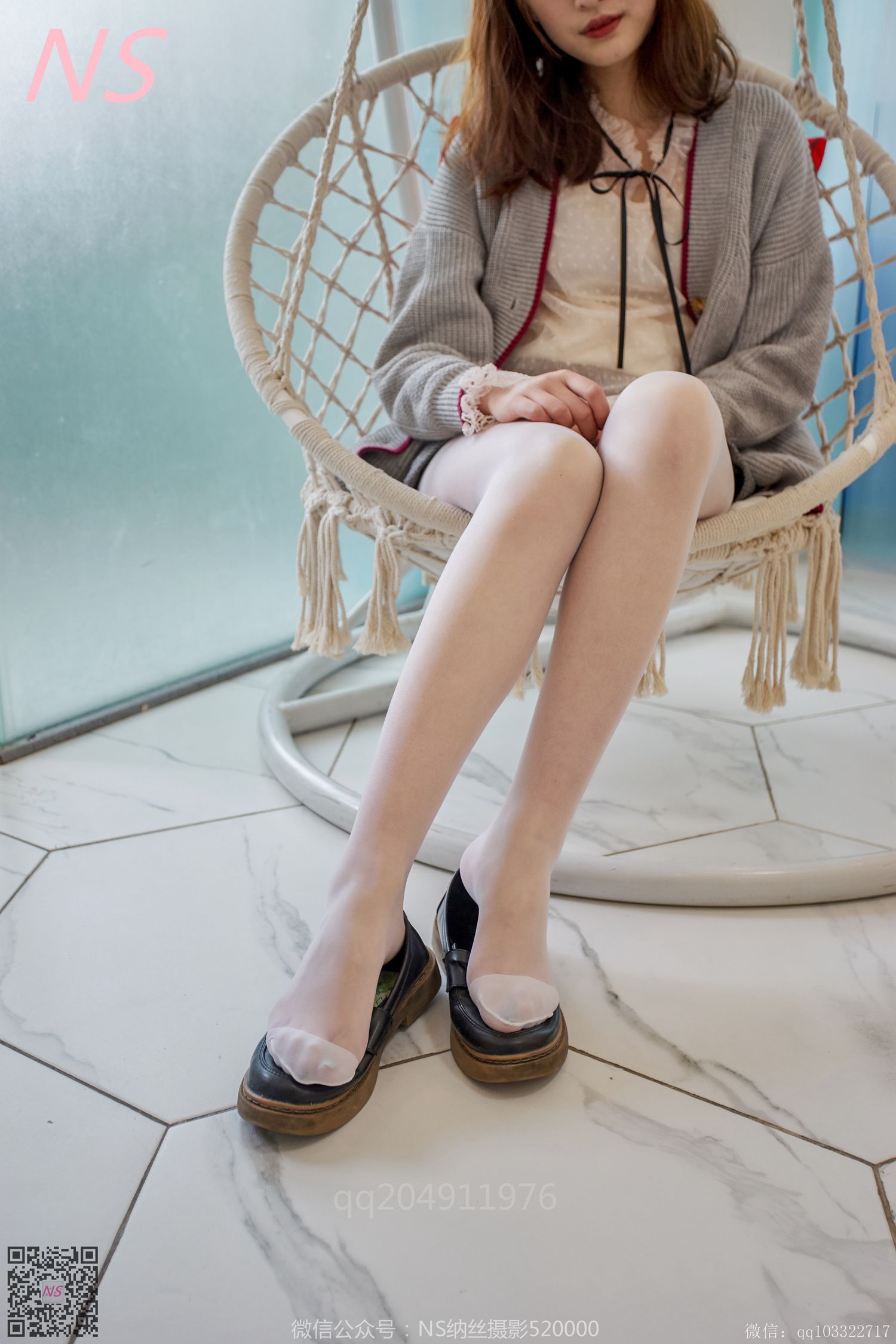 图片[50]-纳丝摄影 NO191 王小瑞 很清新的白色丝袜呀 – 速更版-美库