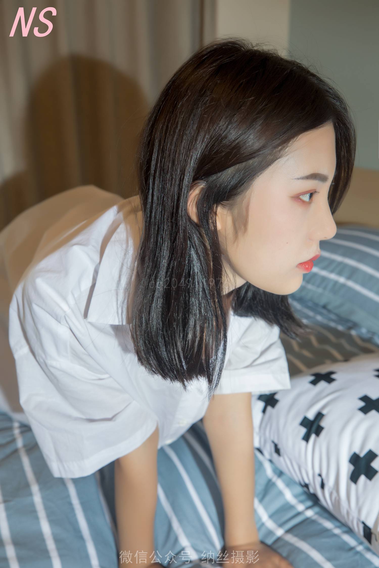 图片[15]-纳丝摄影 NO199 白衬衫少女的薄肉丝 – 速更版-美库