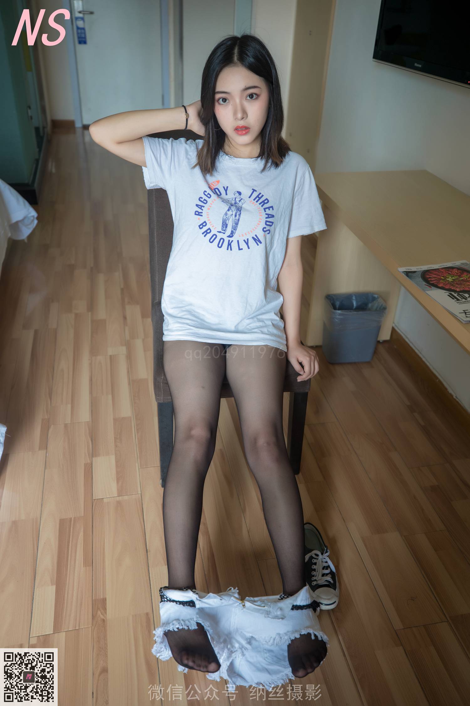 图片[50]-纳丝摄影 NO198 洋洋 无缝肉丝BY黑丝 – 速更版-美库