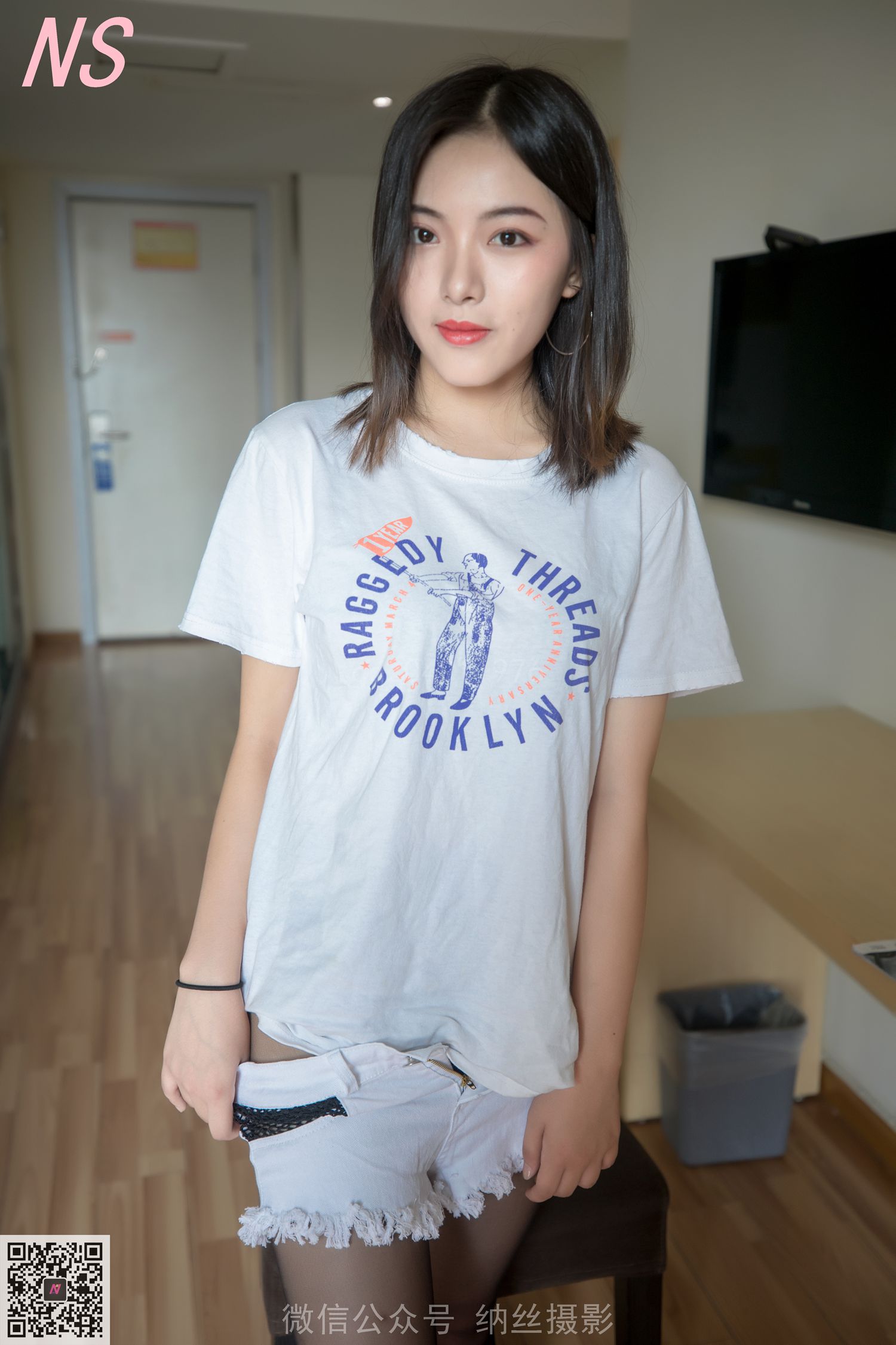 图片[57]-纳丝摄影 NO198 洋洋 无缝肉丝BY黑丝 – 速更版-美库