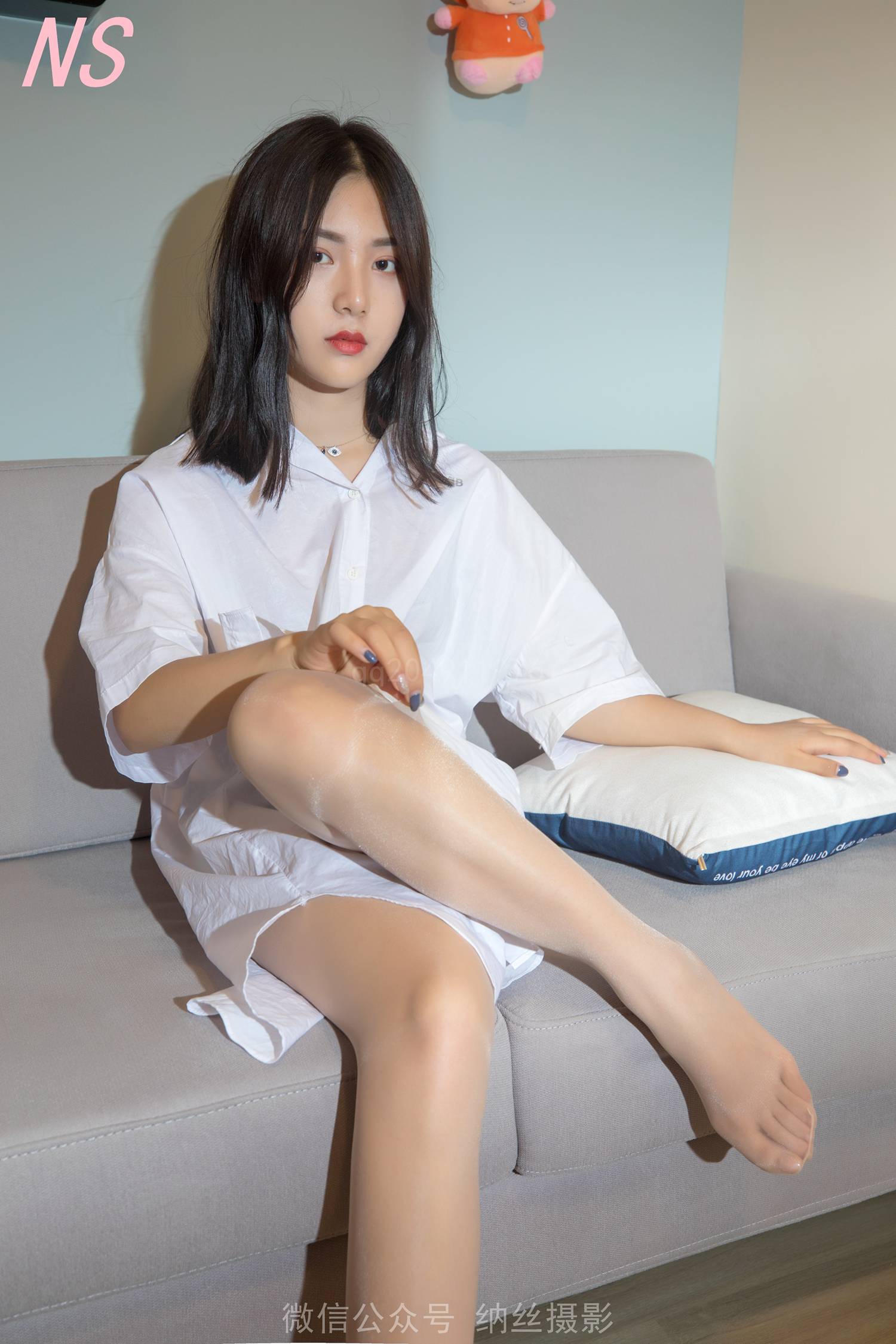 图片[70]-纳丝摄影 NO199 白衬衫少女的薄肉丝 – 速更版-美库