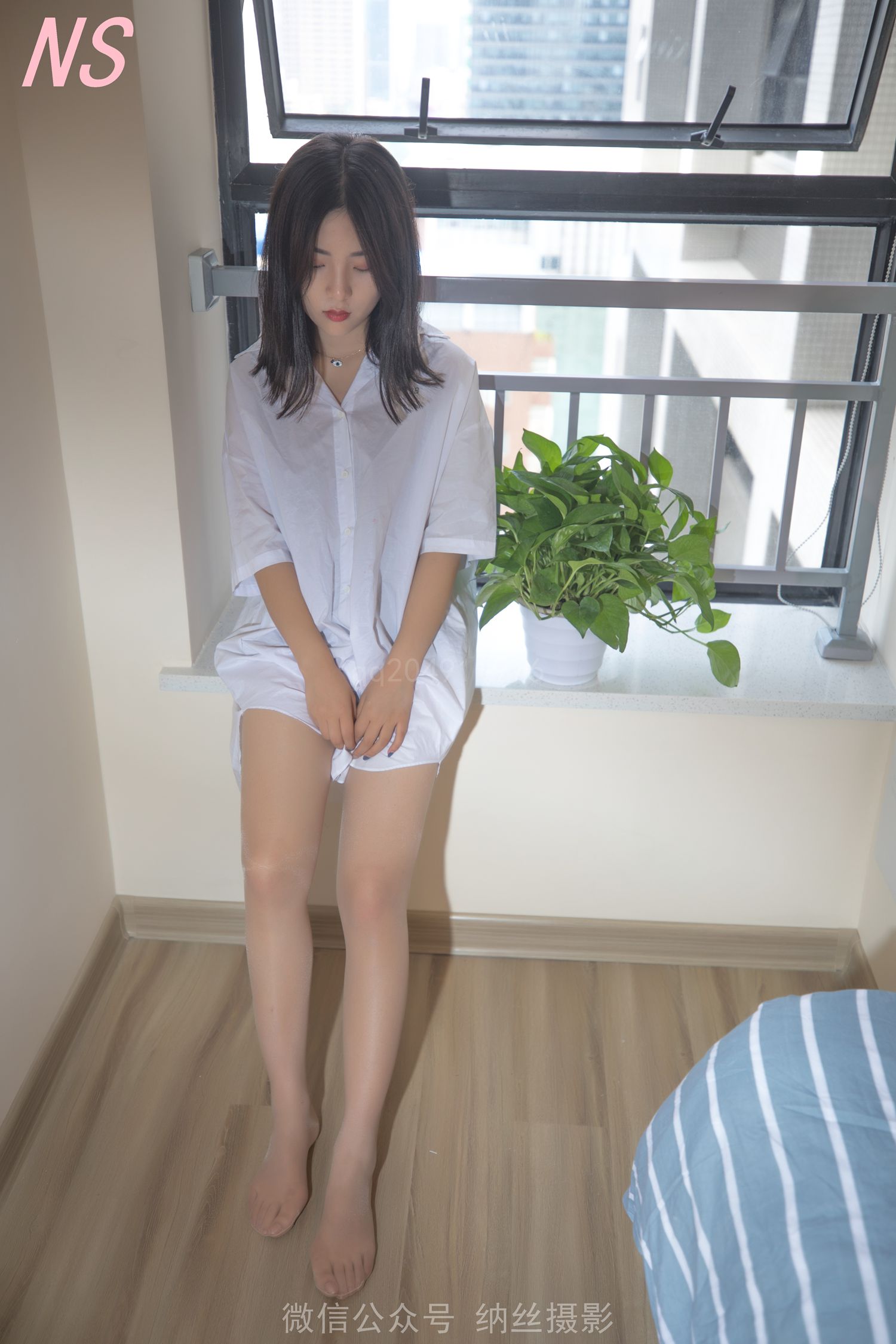 图片[78]-纳丝摄影 NO199 白衬衫少女的薄肉丝 – 速更版-美库