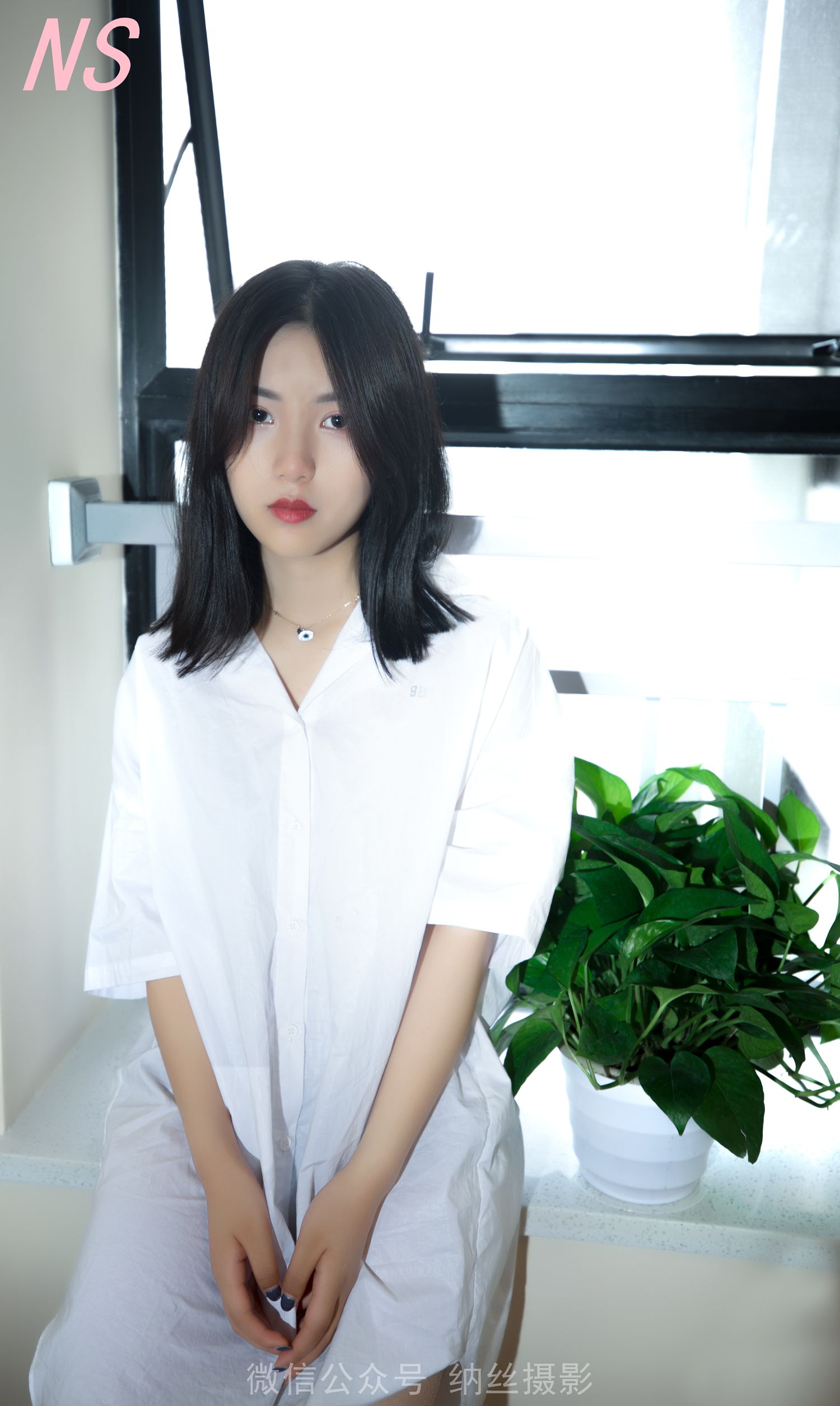 图片[79]-纳丝摄影 NO199 白衬衫少女的薄肉丝 – 速更版-美库