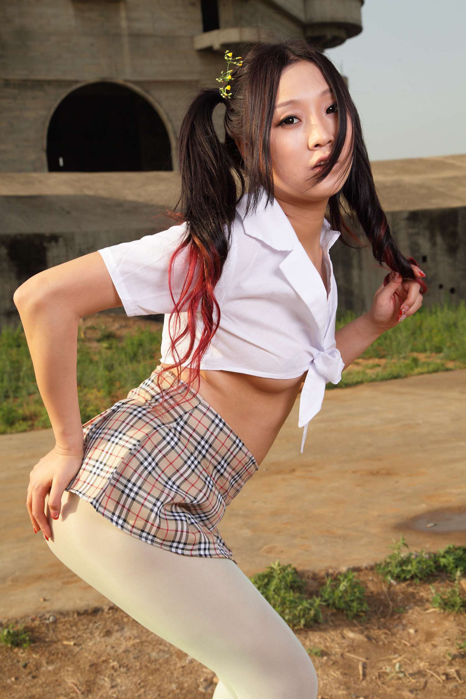 图片[31]-[AISS爱丝]写真 NO.012 我爱穿丝袜，我也爱旅行，更爱只穿丝袜去旅行[70P] – 速更版-美库