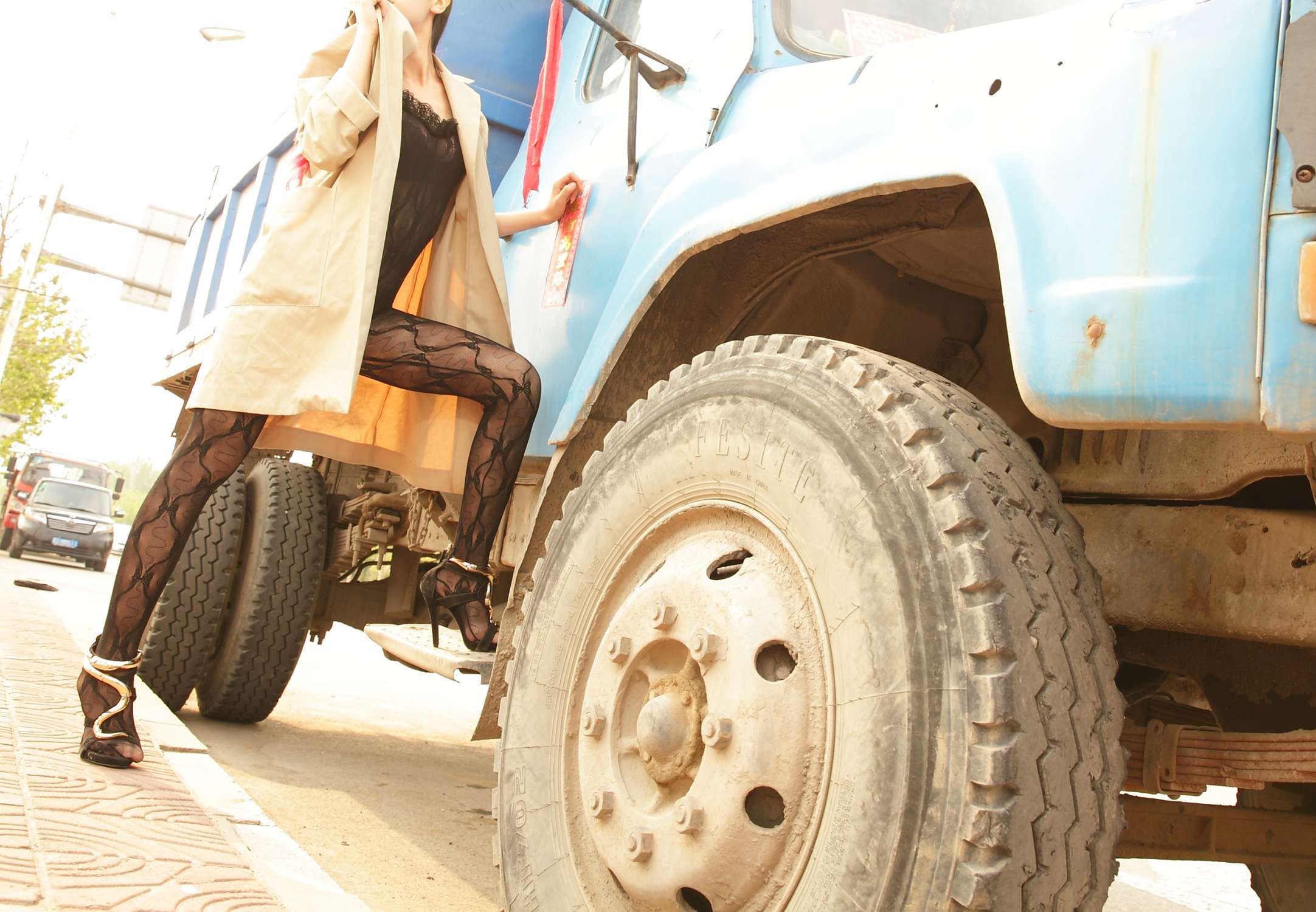 图片[50]-[AISS爱丝]写真 NO.018 路边，你撕开了我的连体丝[114P] – 速更版-美库