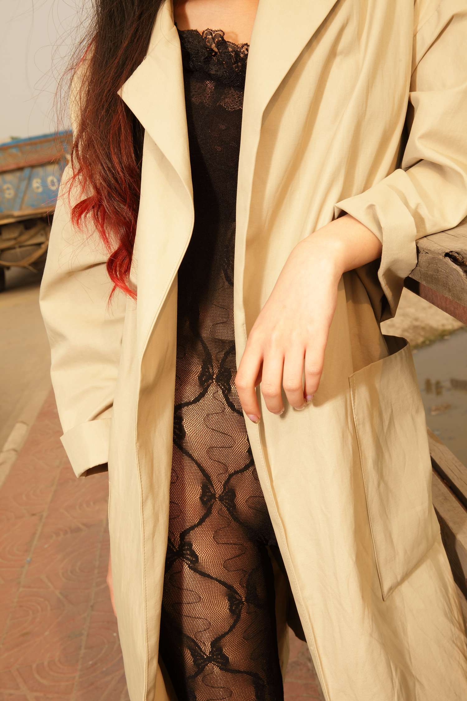 图片[53]-[AISS爱丝]写真 NO.018 路边，你撕开了我的连体丝[114P] – 速更版-美库