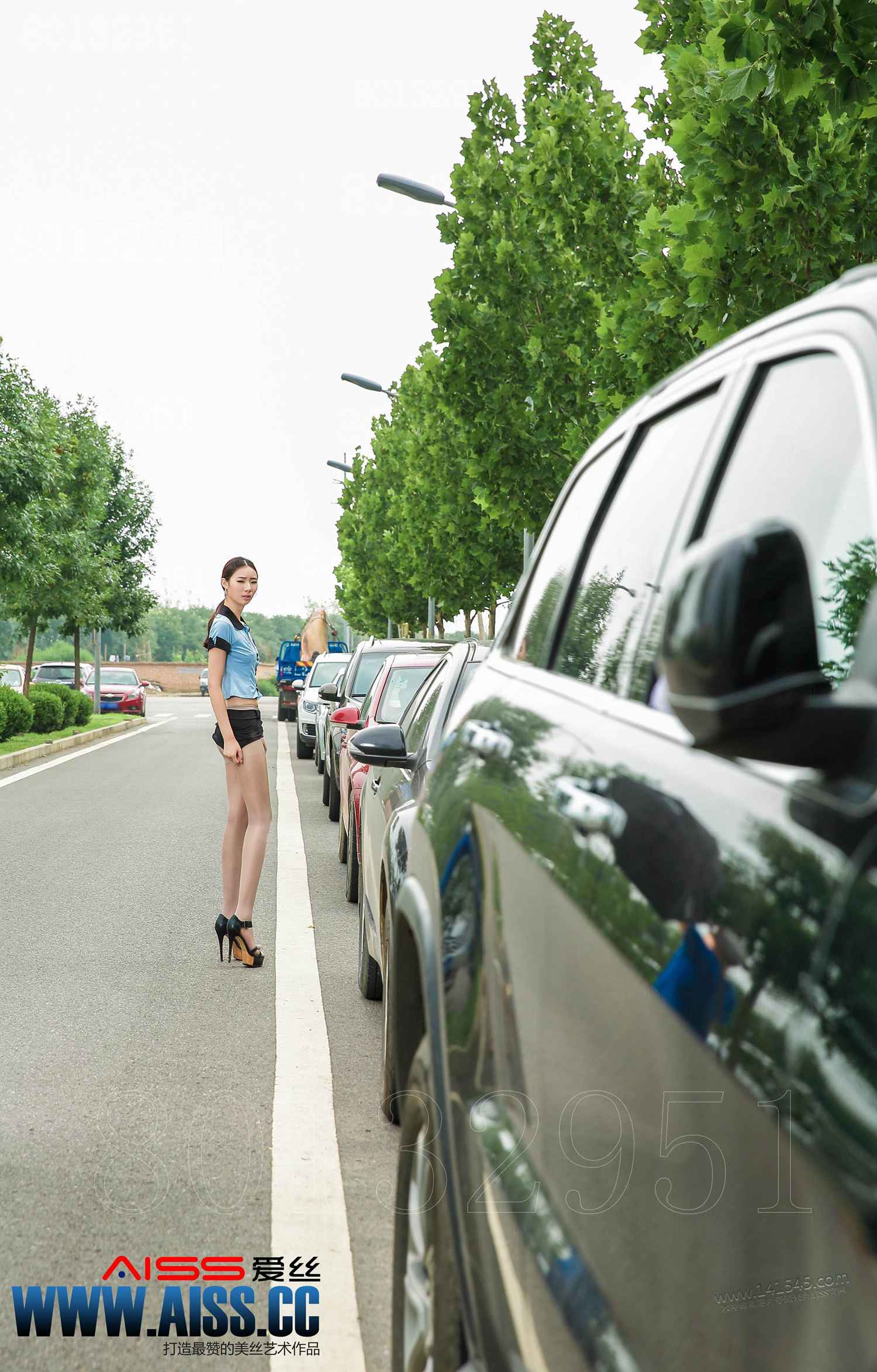 图片[57]-[AISS爱丝]写真 NO.062 长腿女警[64P] – 速更版-美库