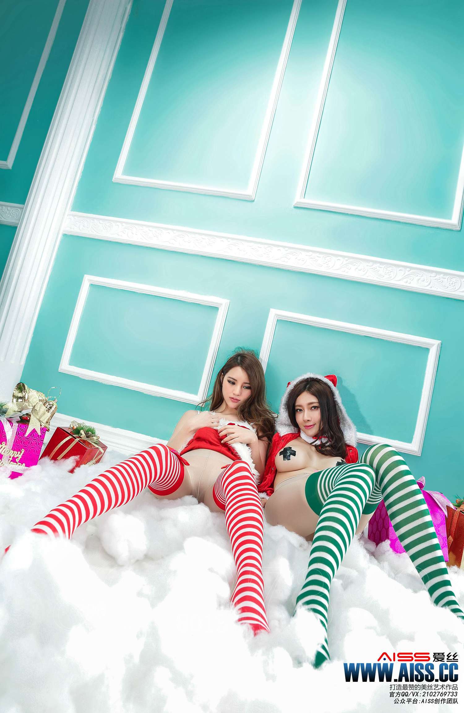 图片[18]-[AISS爱丝]写真 NO.077《圣诞特辑上》[100P] – 速更版-美库