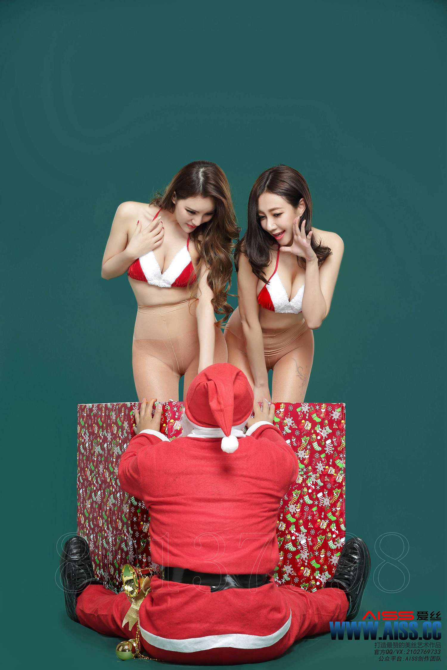 图片[67]-[AISS爱丝]写真 NO.077《圣诞特辑上》[100P] – 速更版-美库