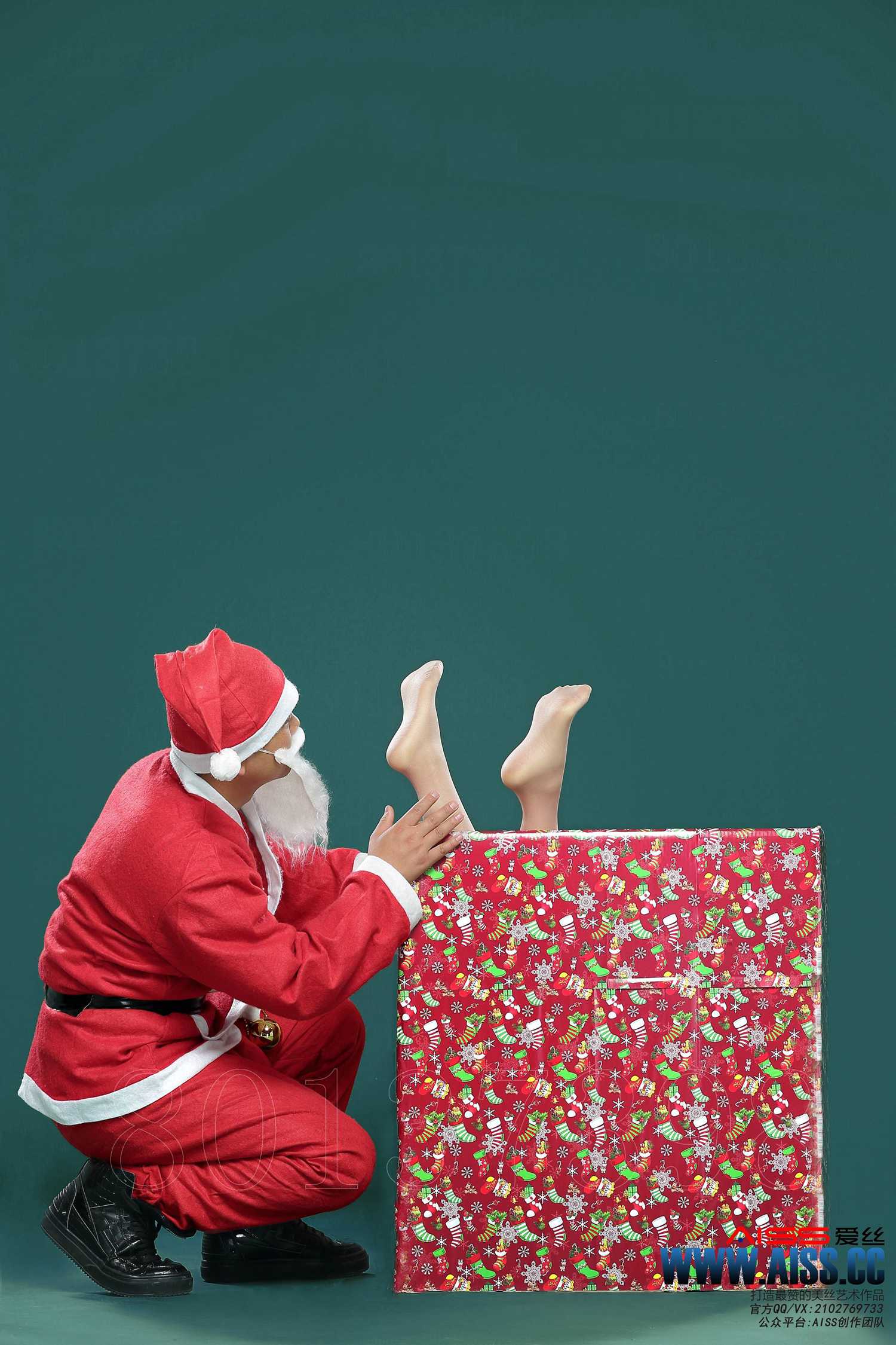 图片[75]-[AISS爱丝]写真 NO.077《圣诞特辑上》[100P] – 速更版-美库