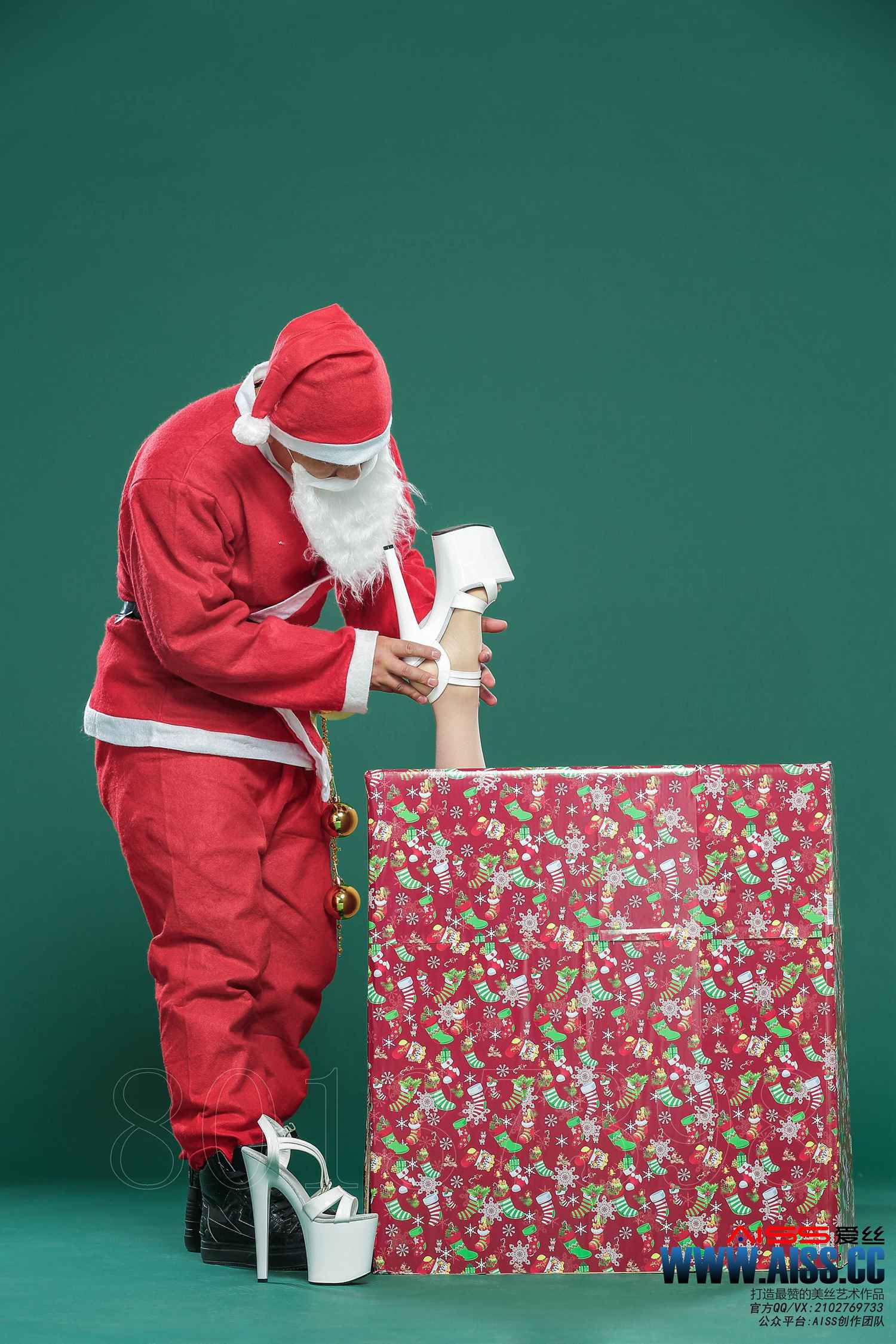 图片[76]-[AISS爱丝]写真 NO.077《圣诞特辑上》[100P] – 速更版-美库