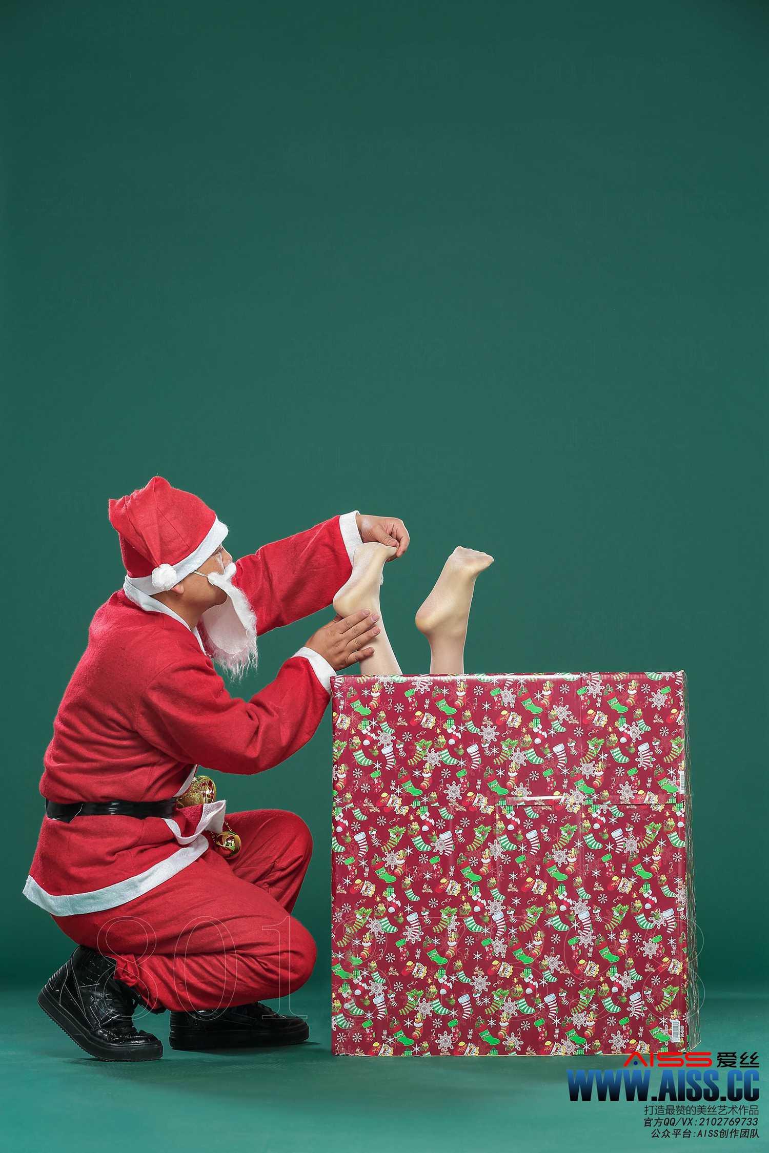 图片[77]-[AISS爱丝]写真 NO.077《圣诞特辑上》[100P] – 速更版-美库