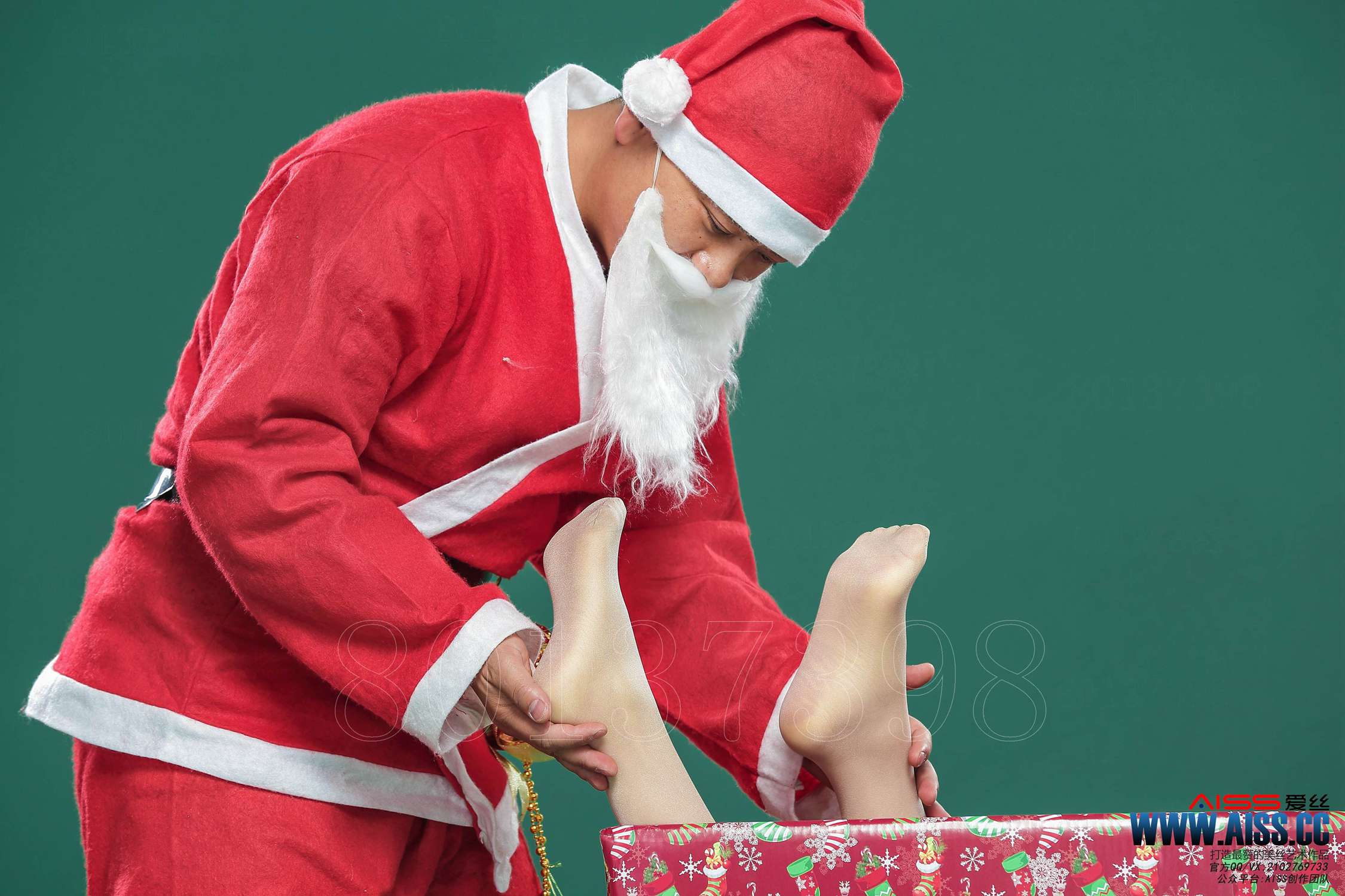 图片[78]-[AISS爱丝]写真 NO.077《圣诞特辑上》[100P] – 速更版-美库