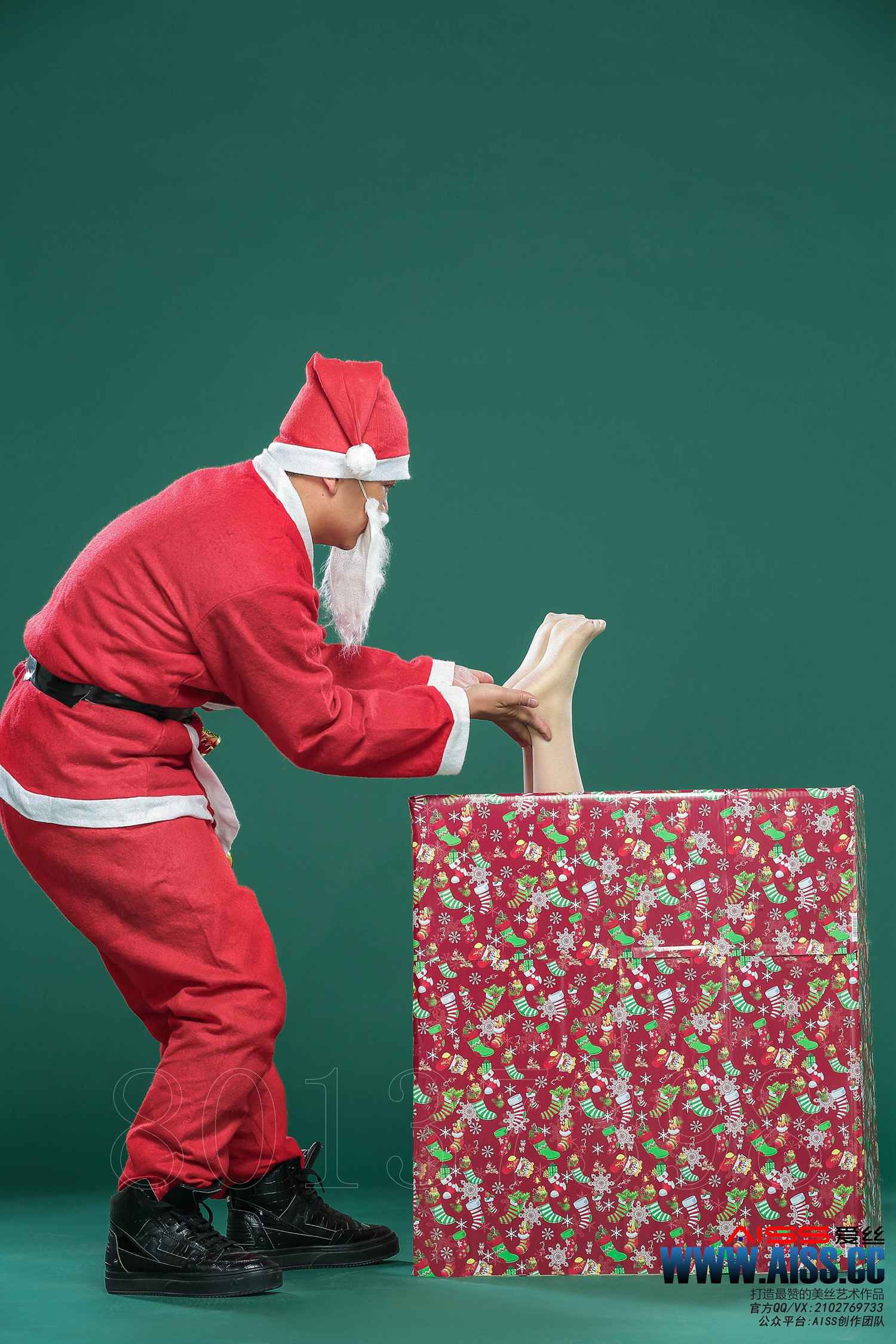图片[79]-[AISS爱丝]写真 NO.077《圣诞特辑上》[100P] – 速更版-美库