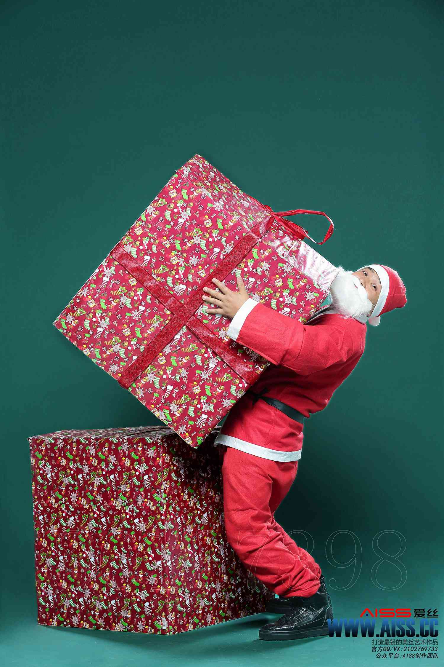 图片[88]-[AISS爱丝]写真 NO.077《圣诞特辑上》[100P] – 速更版-美库