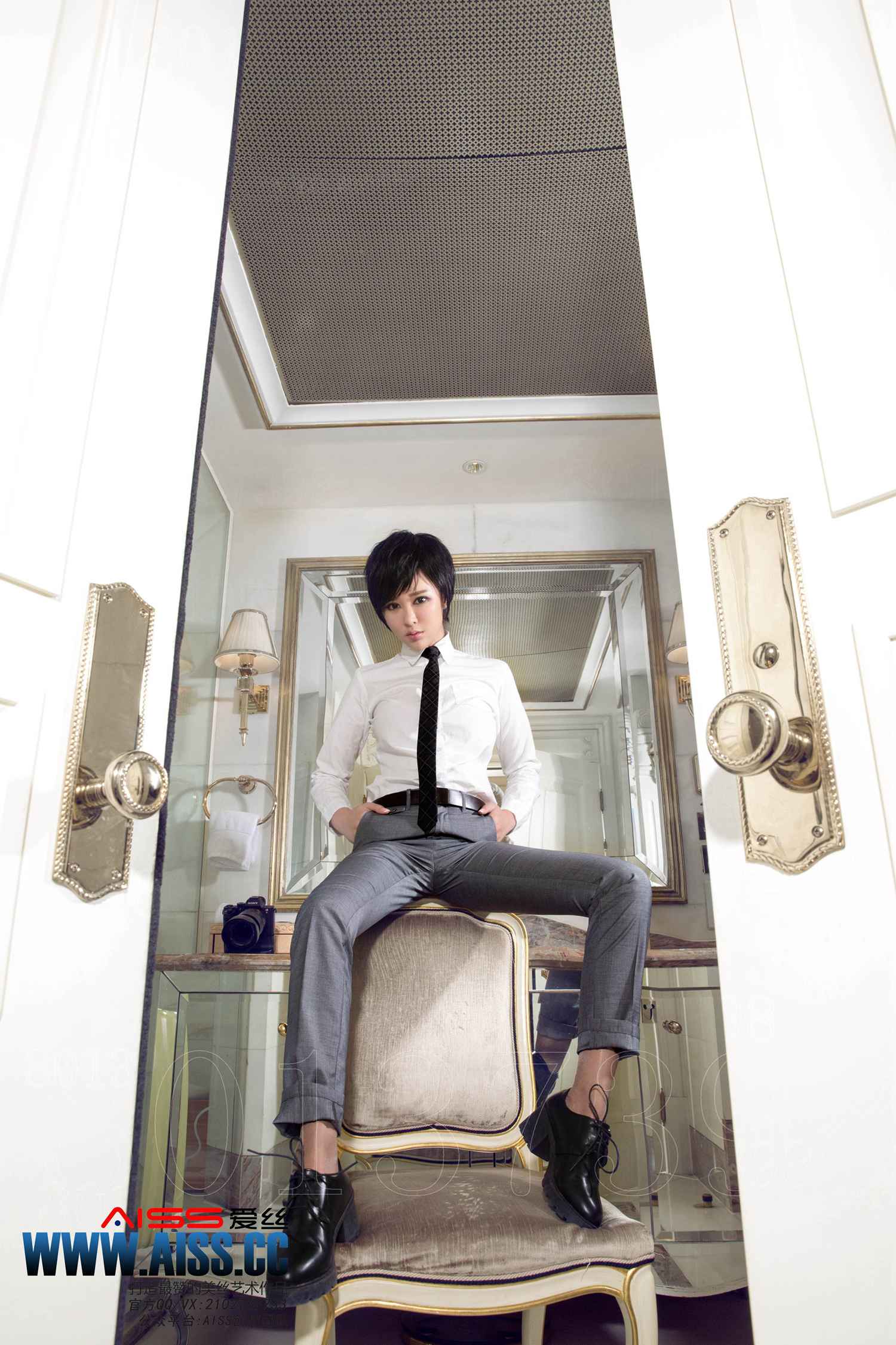 图片[39]-[AISS爱丝]写真 NO.079《裤袜先生》[50P] – 速更版-美库