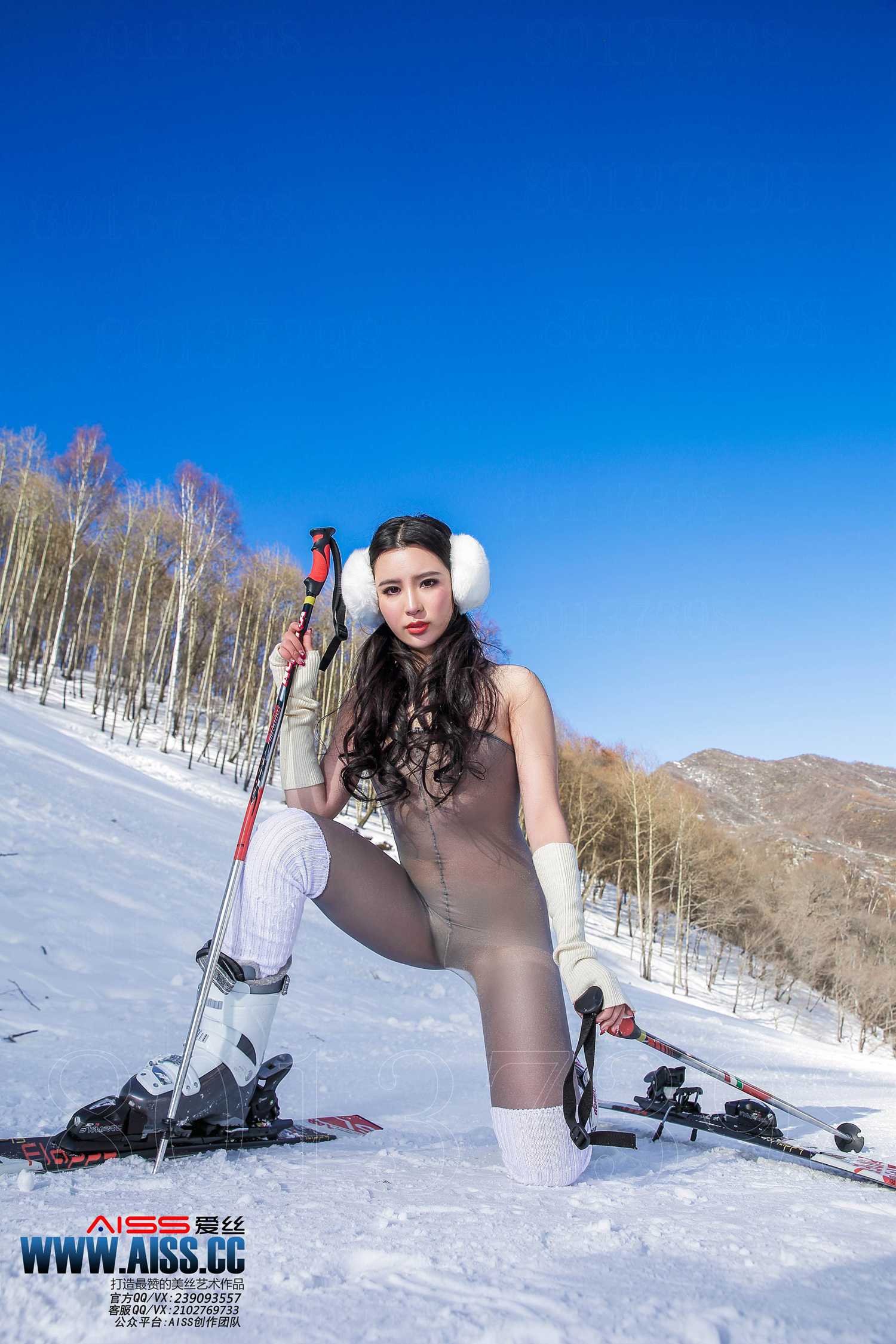 图片[23]-[AISS爱丝]写真 NO.085《冰雪女神-上》[63P] – 速更版-美库