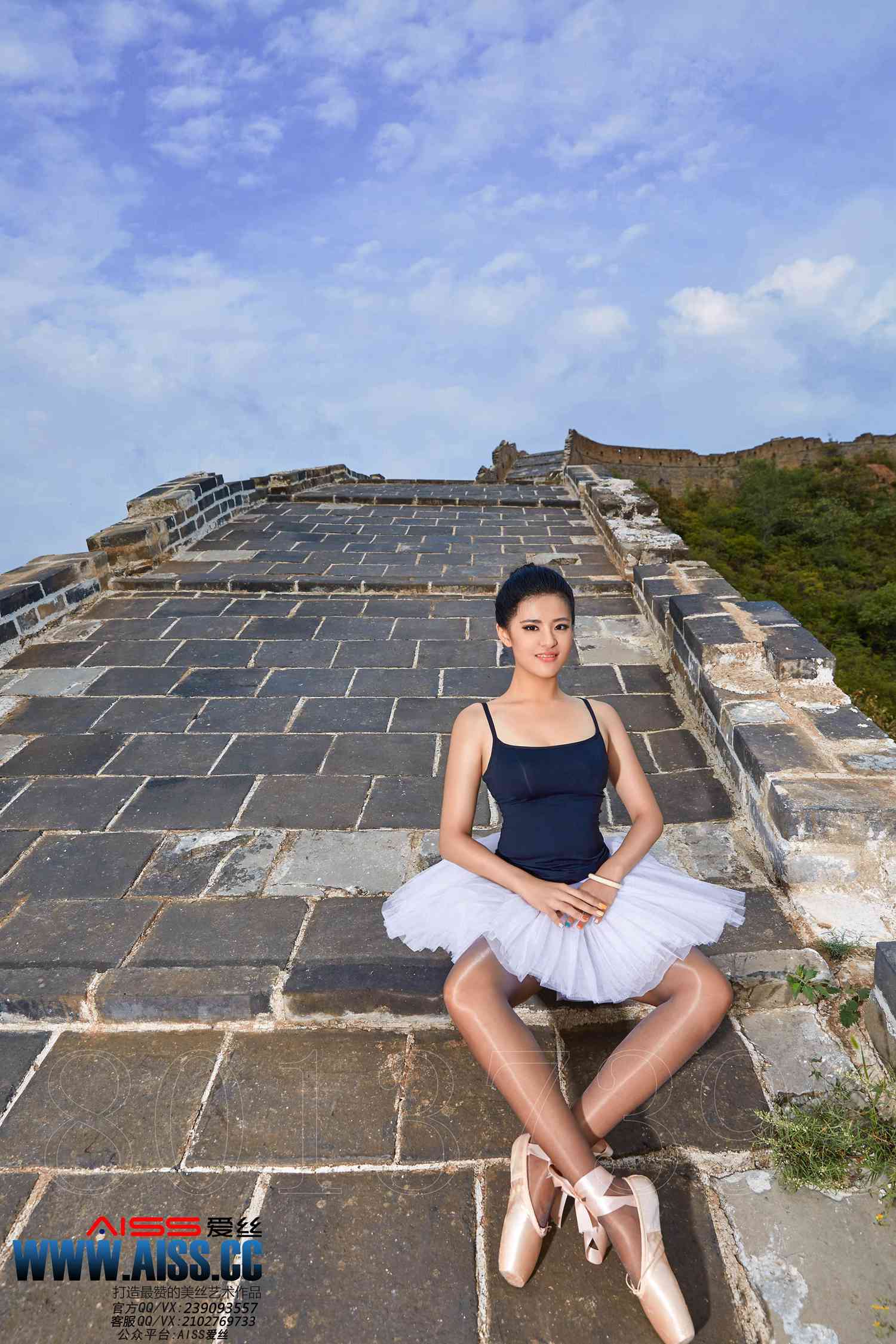 图片[16]-[AISS爱丝]写真 NO.087《长城之巅，丝袜之舞》[72P] – 速更版-美库