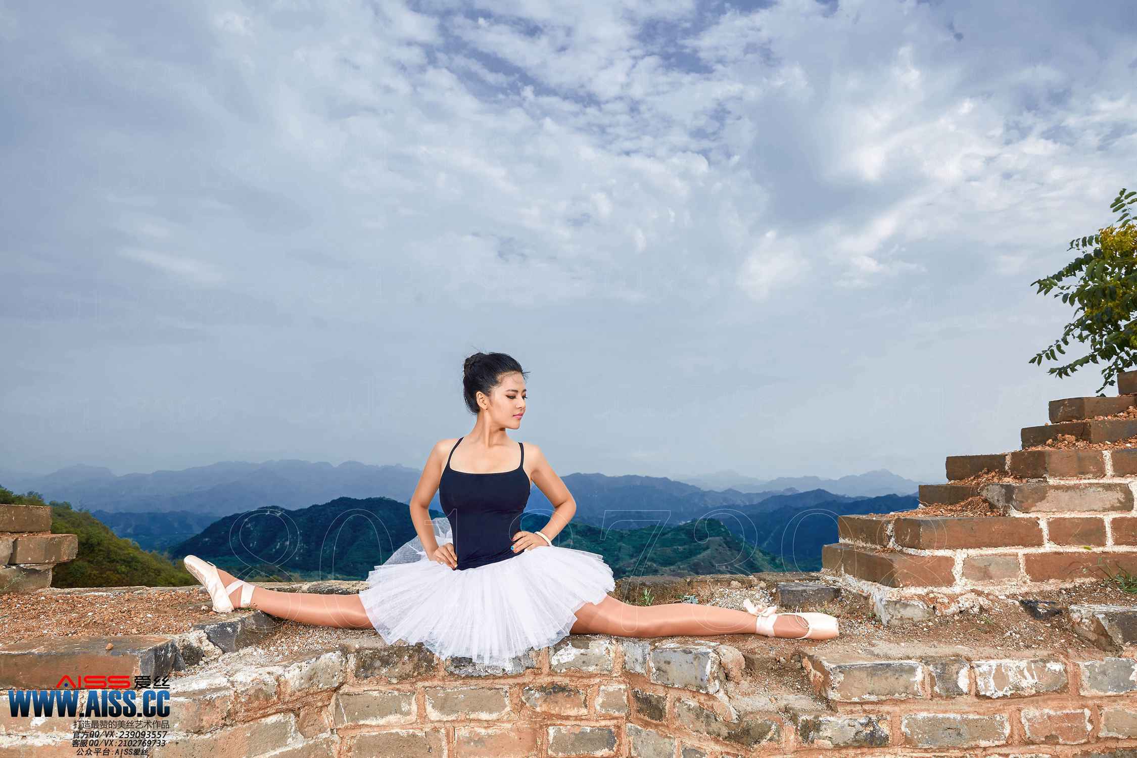 图片[36]-[AISS爱丝]写真 NO.087《长城之巅，丝袜之舞》[72P] – 速更版-美库